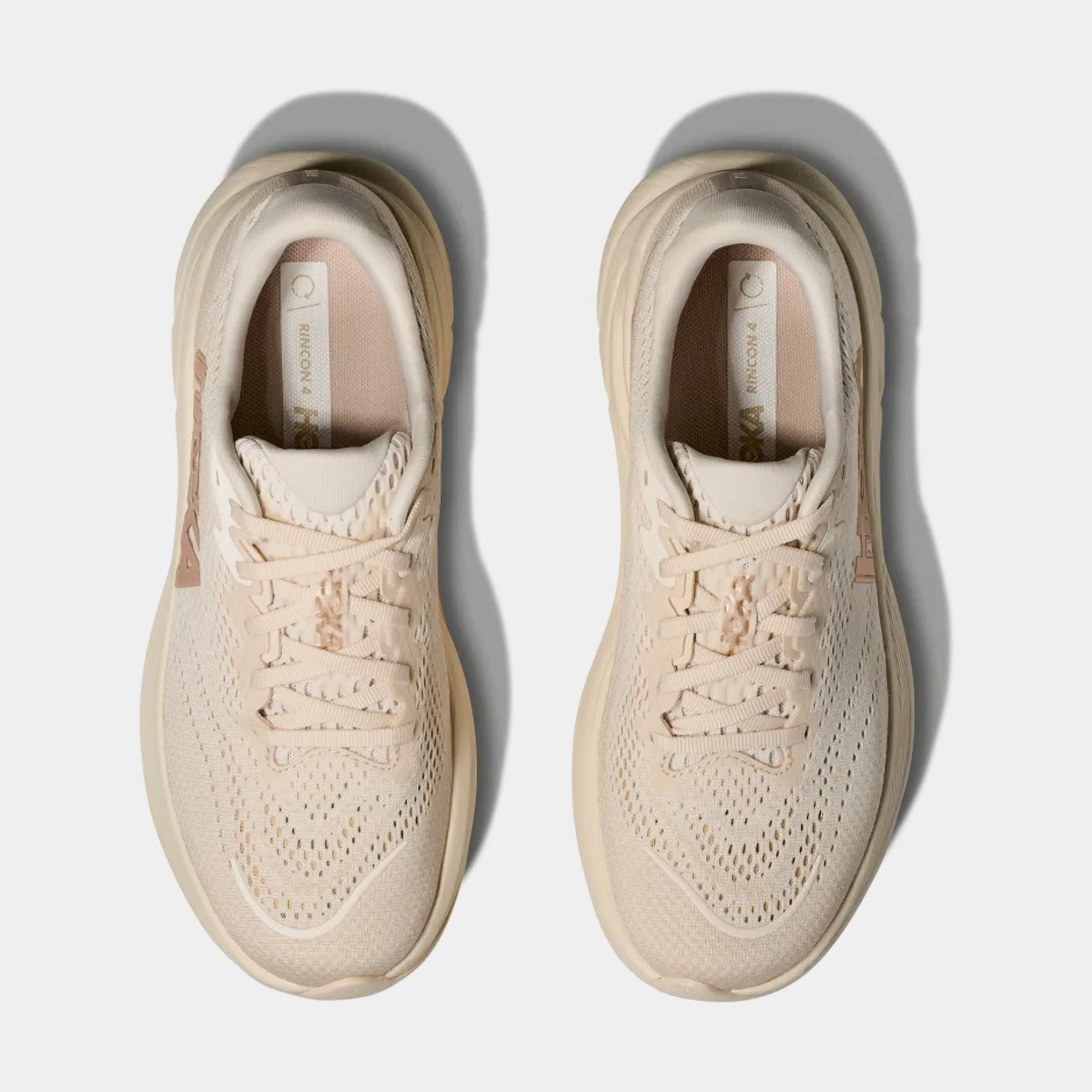 Hoka Rincon 4 Womens Running Shoes (Vanilla/Birch)