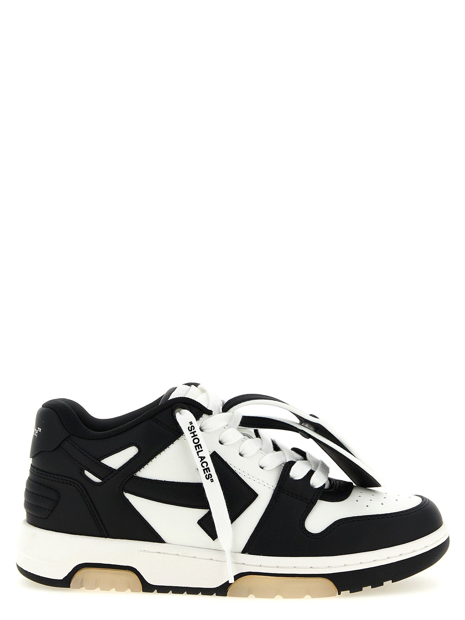 Off White Out of Office Sneakers — Black and White