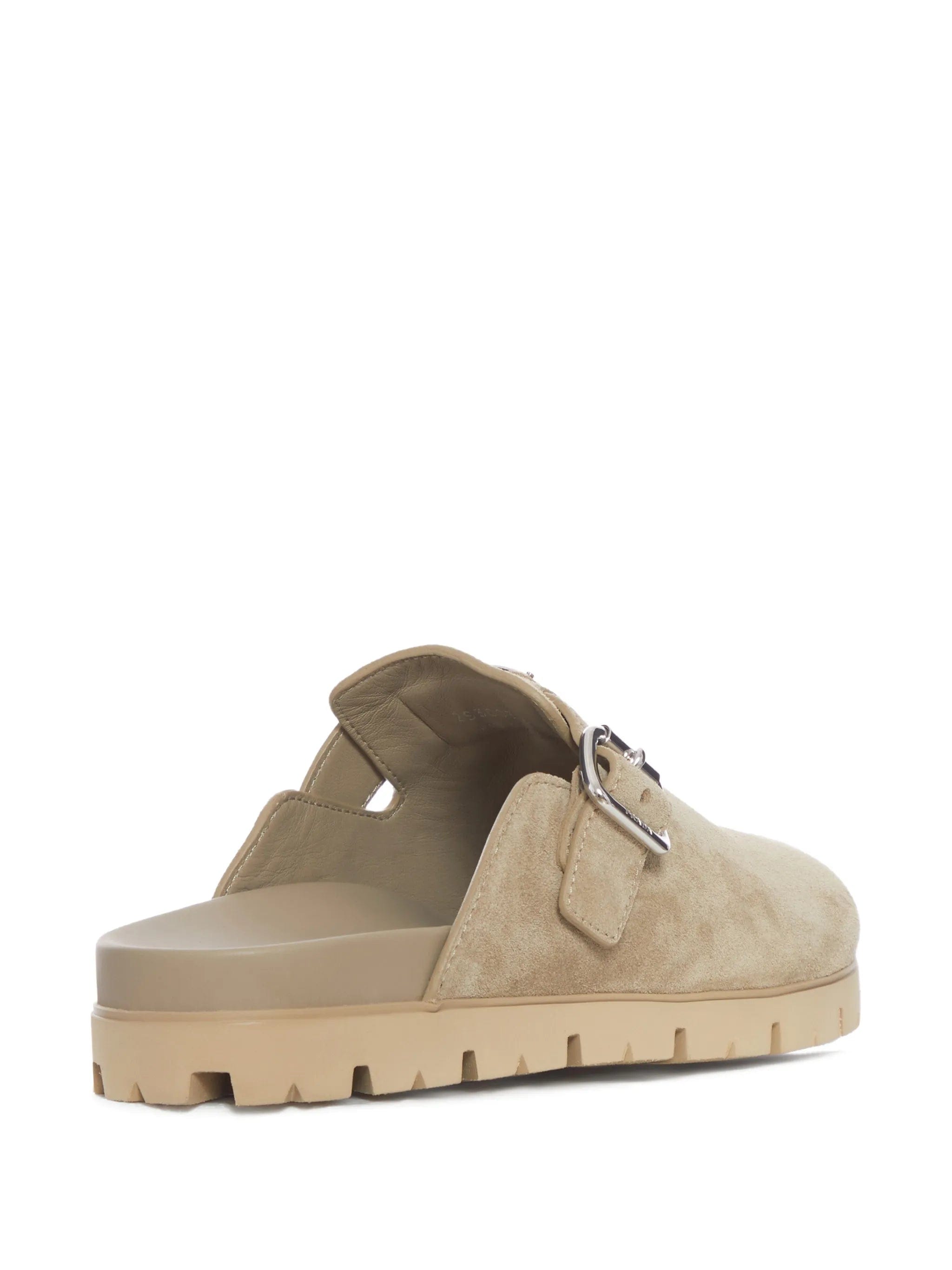 Prada suede mules