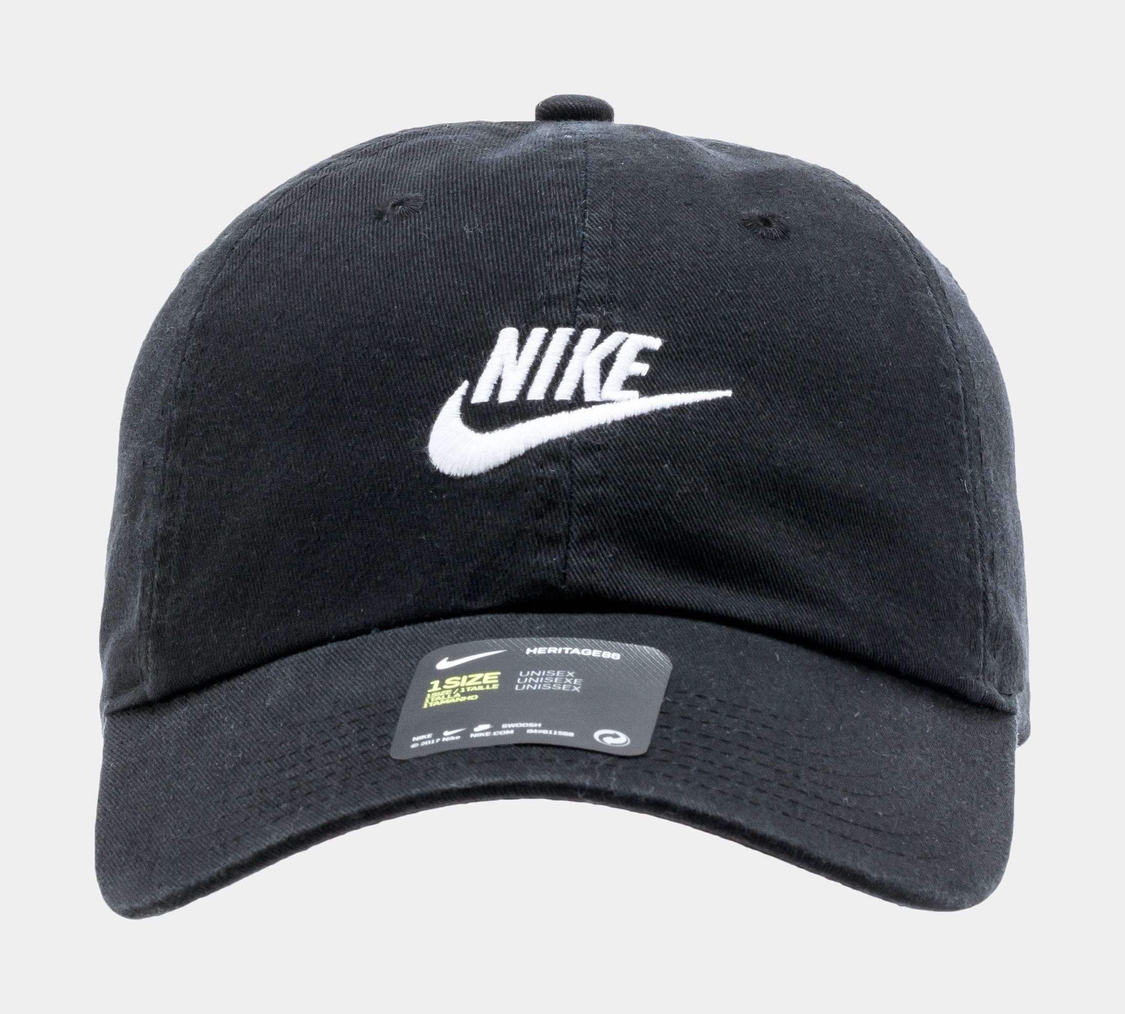 Nike Heritage 86 Futura Cap Mens Hat (Black)