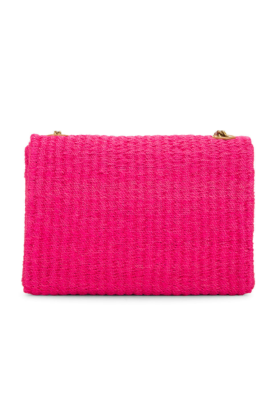 Saint Laurent Kate Rafia Shoulder Bag