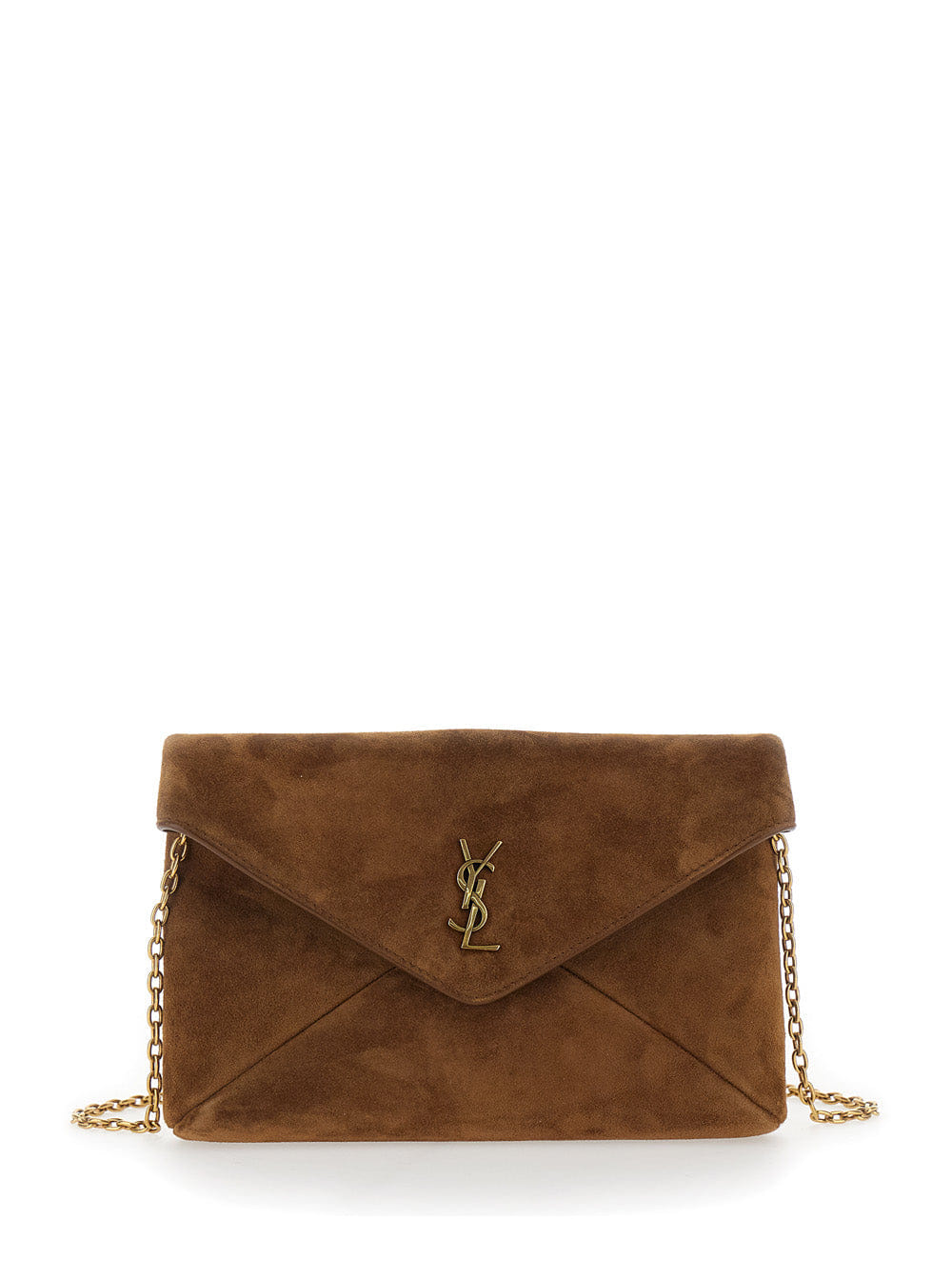 Saint Laurent Women Ysl Pw Mbag Suede Satin Calf