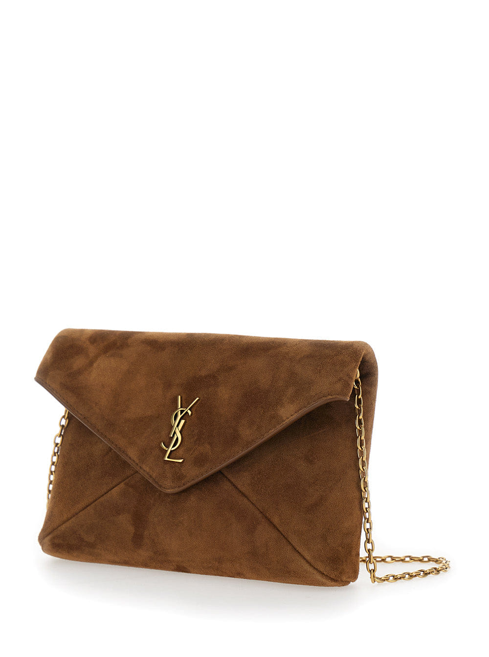 Saint Laurent Women Ysl Pw Mbag Suede Satin Calf