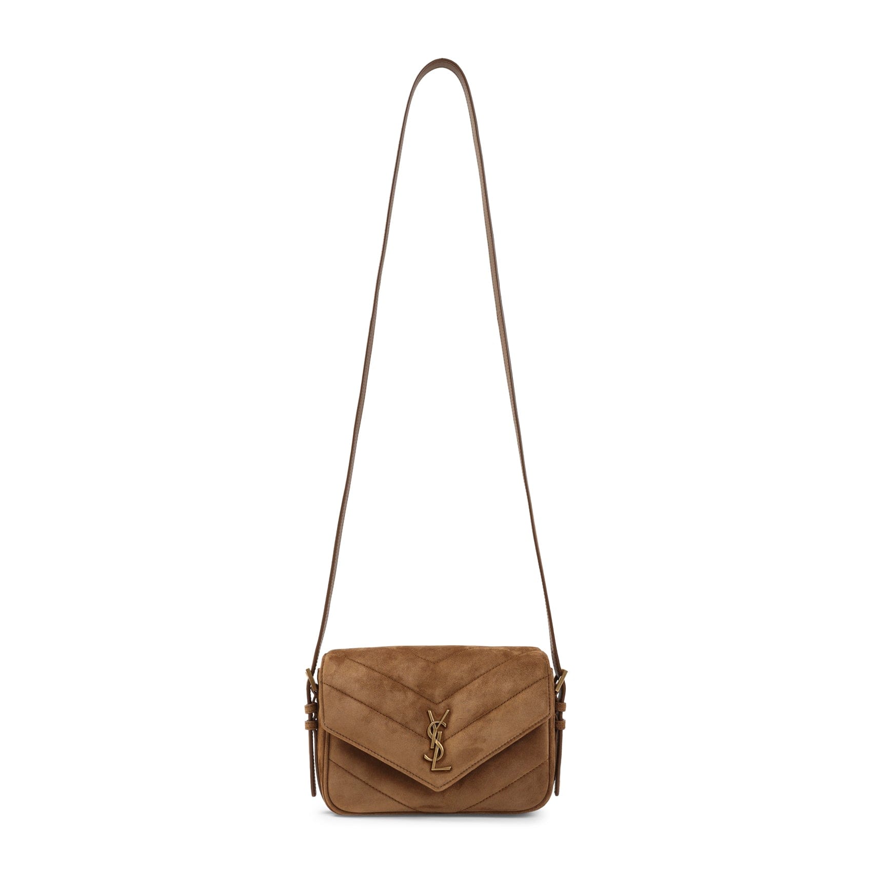 Saint Laurent Suede Lou Lou Shoulder Bag Women