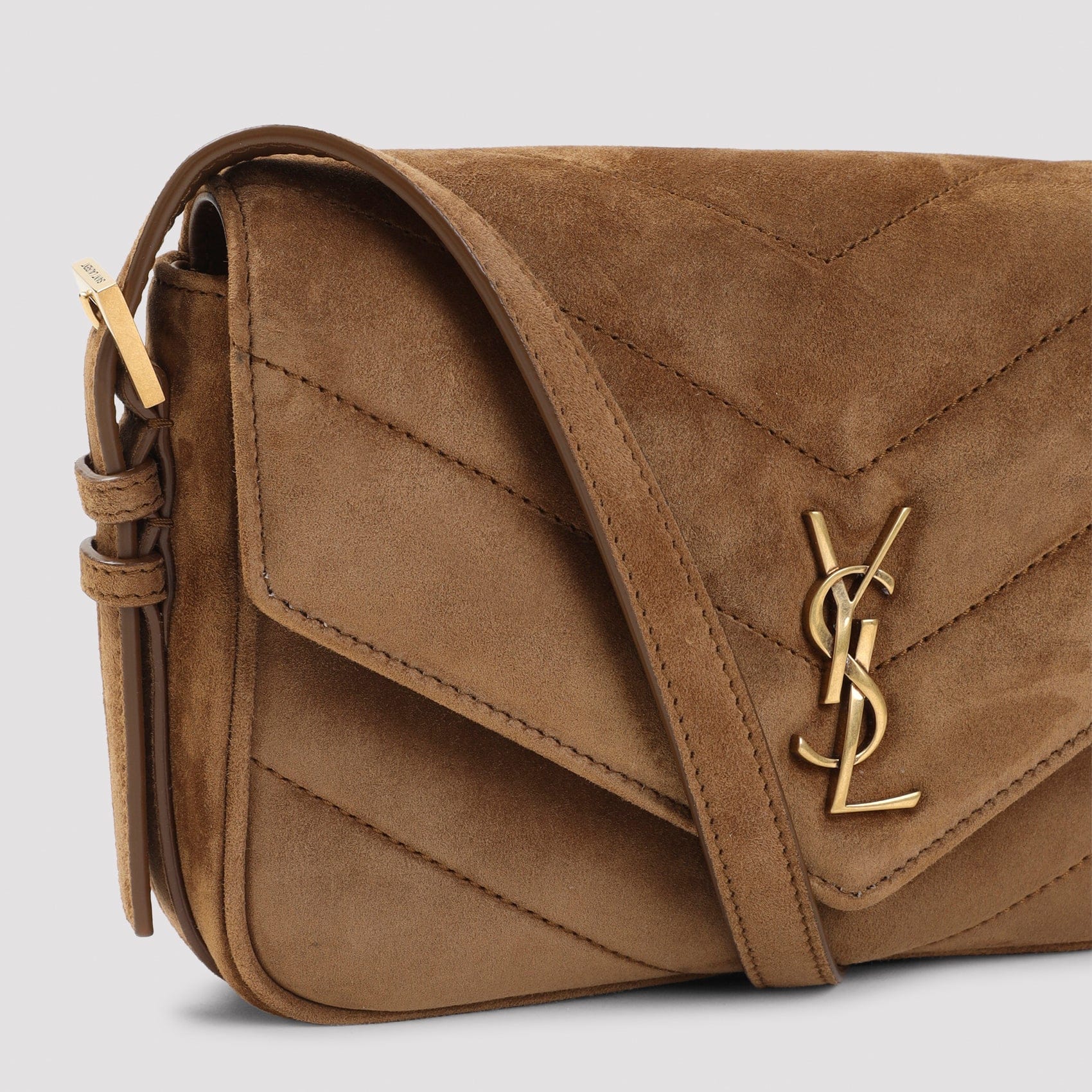 Saint Laurent Suede Lou Lou Shoulder Bag Women