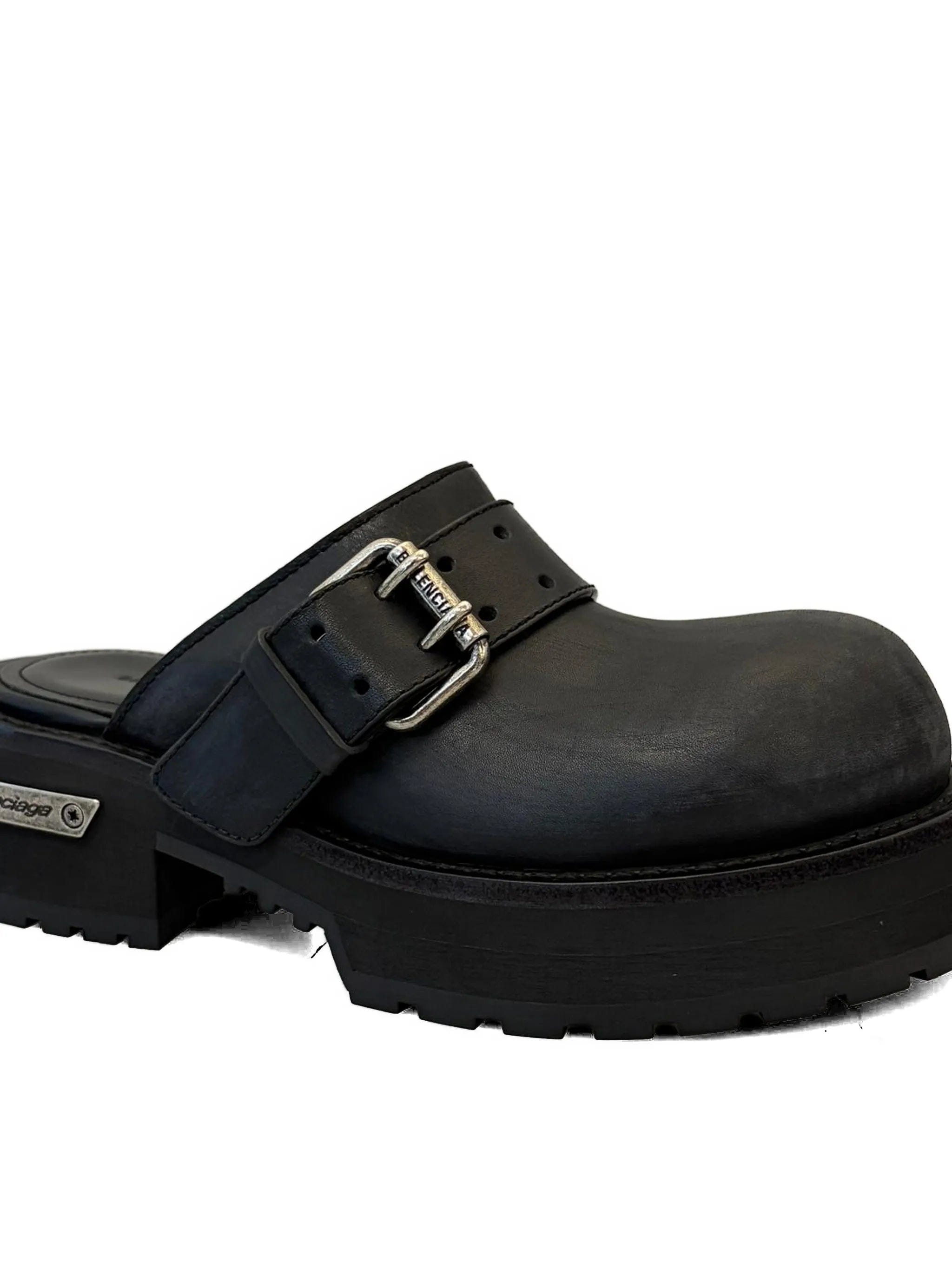 Balenciaga Venom buckle mules