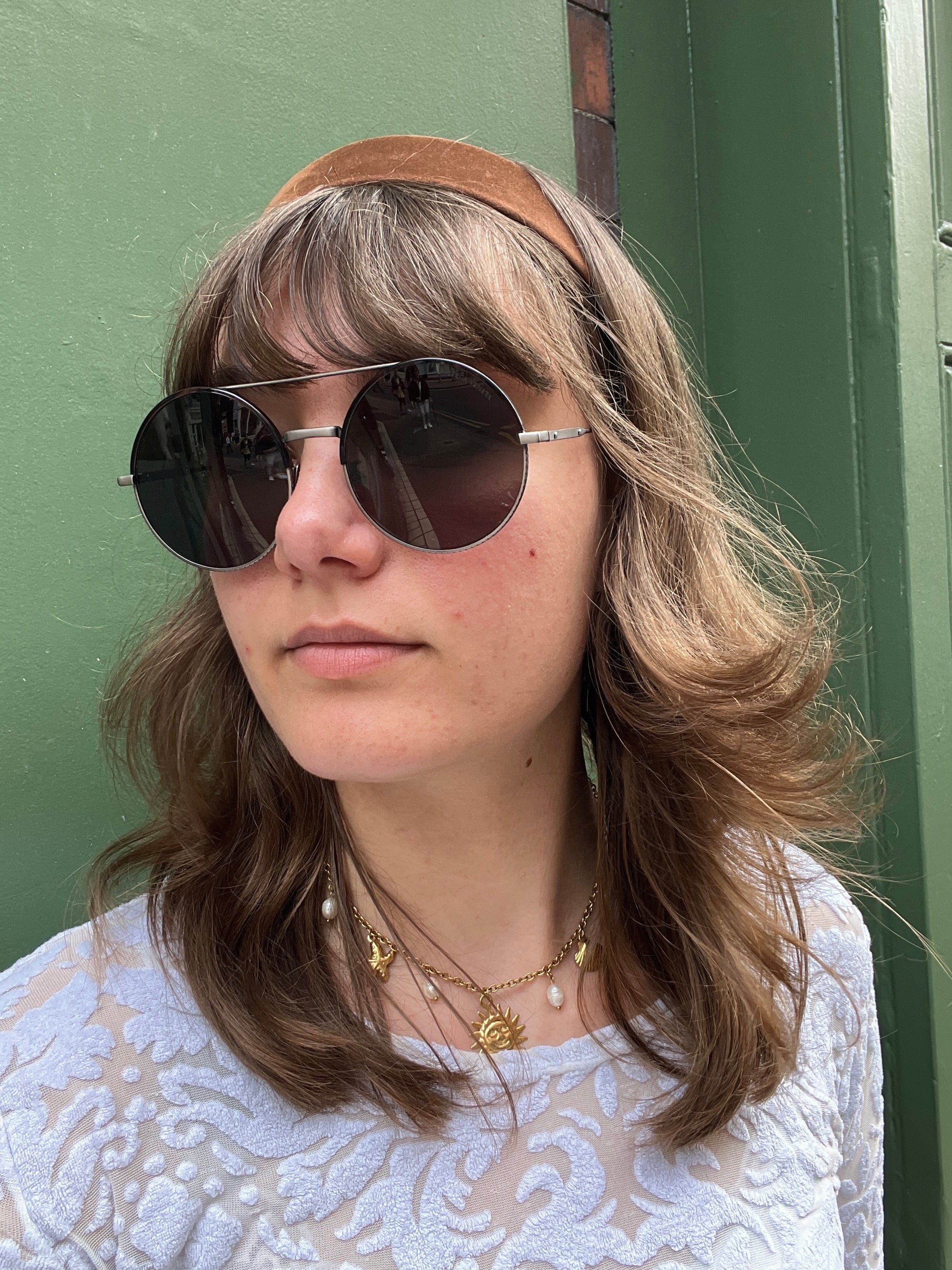 Bottega Veneta Oversized Stainless Steel Sunglasses
