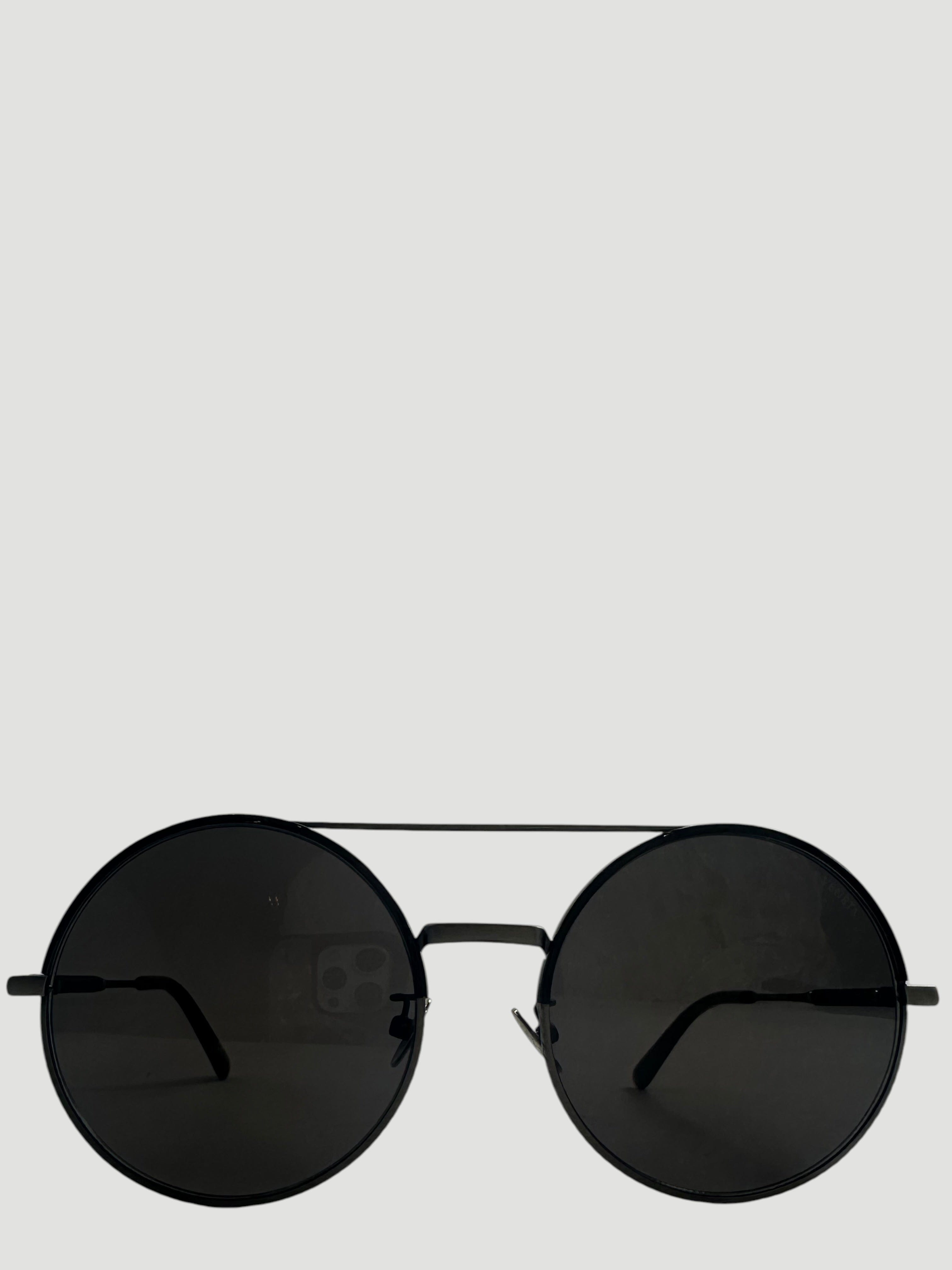 Bottega Veneta Oversized Stainless Steel Sunglasses
