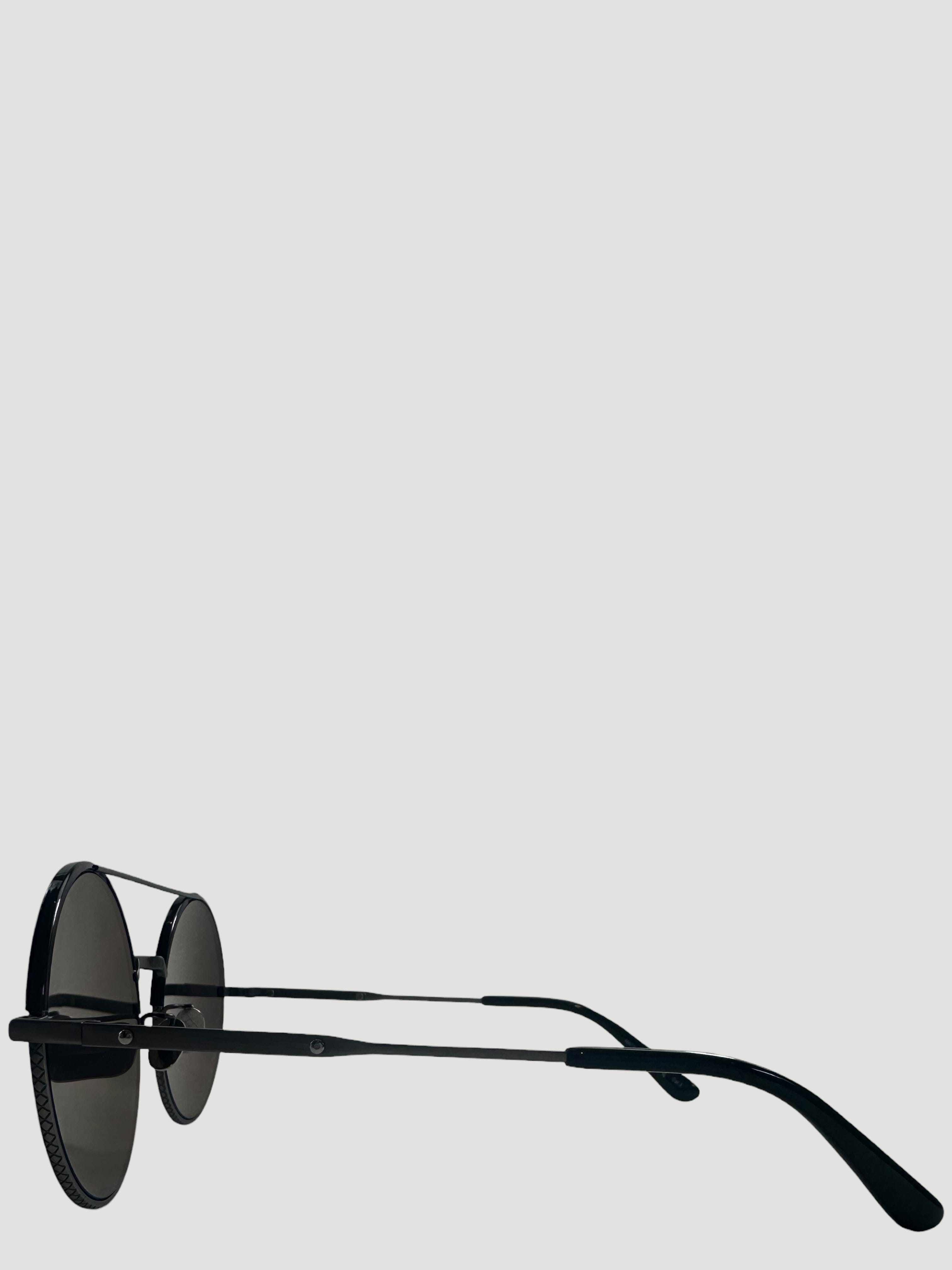 Bottega Veneta Oversized Stainless Steel Sunglasses