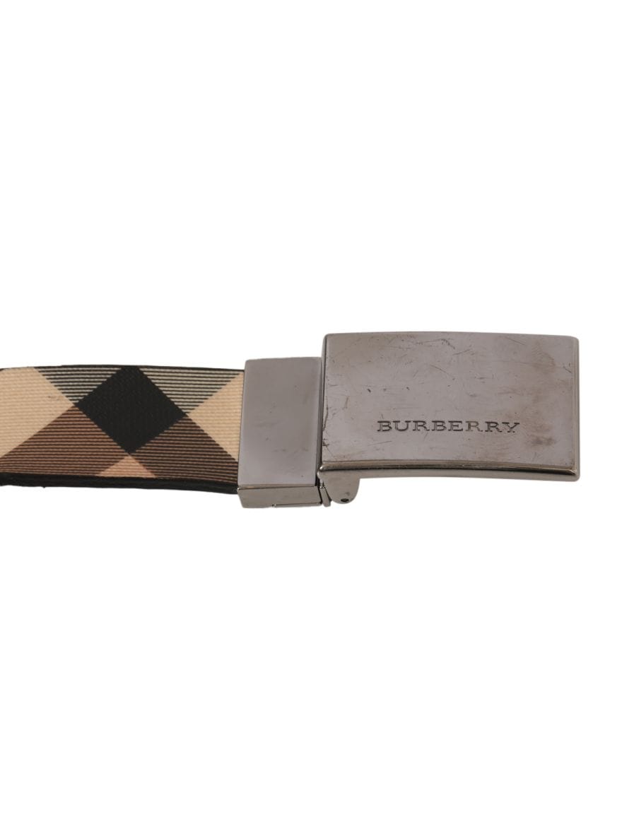 Burberry Haymarket Reversible Belt