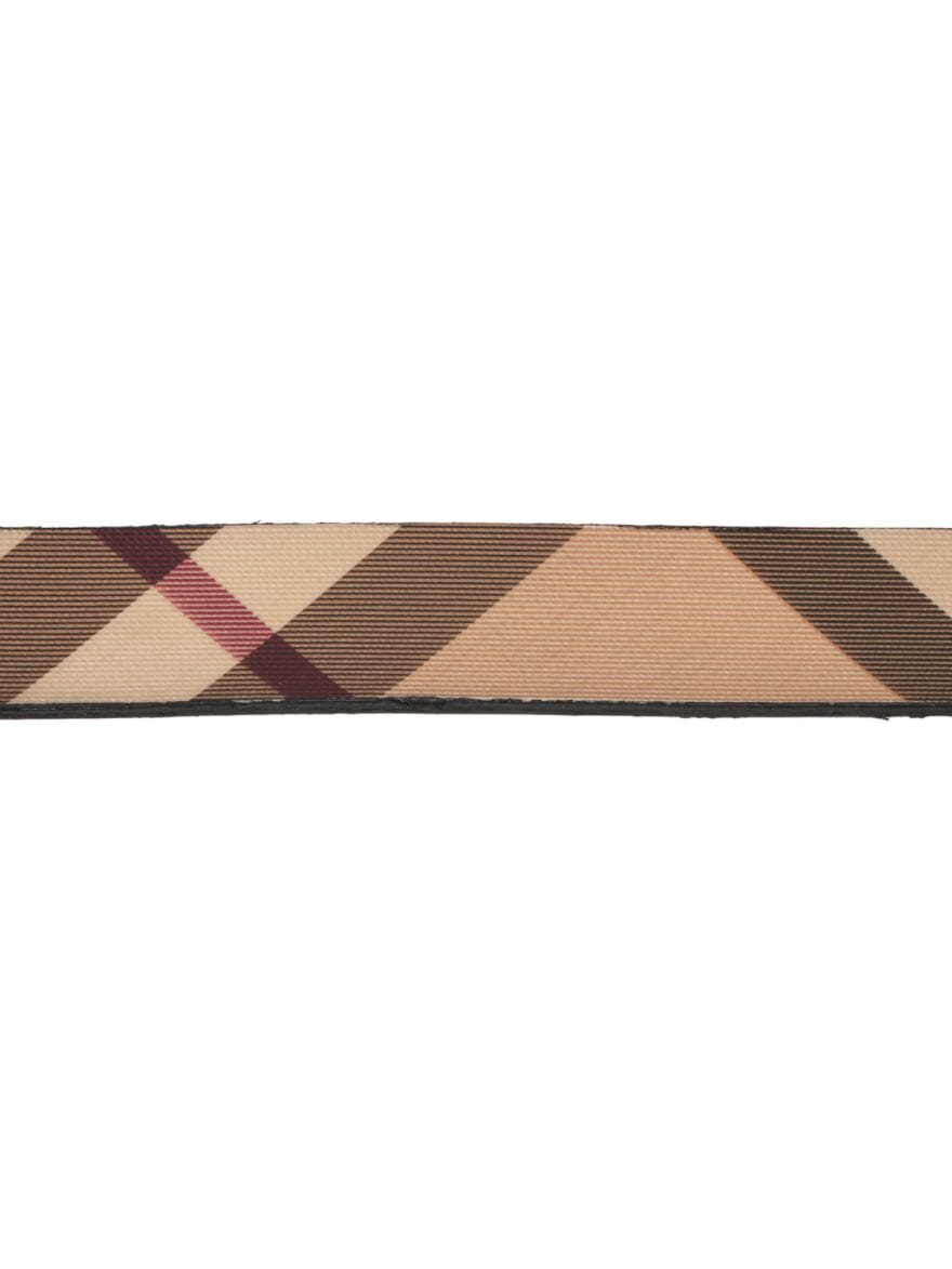 Burberry Haymarket Reversible Belt