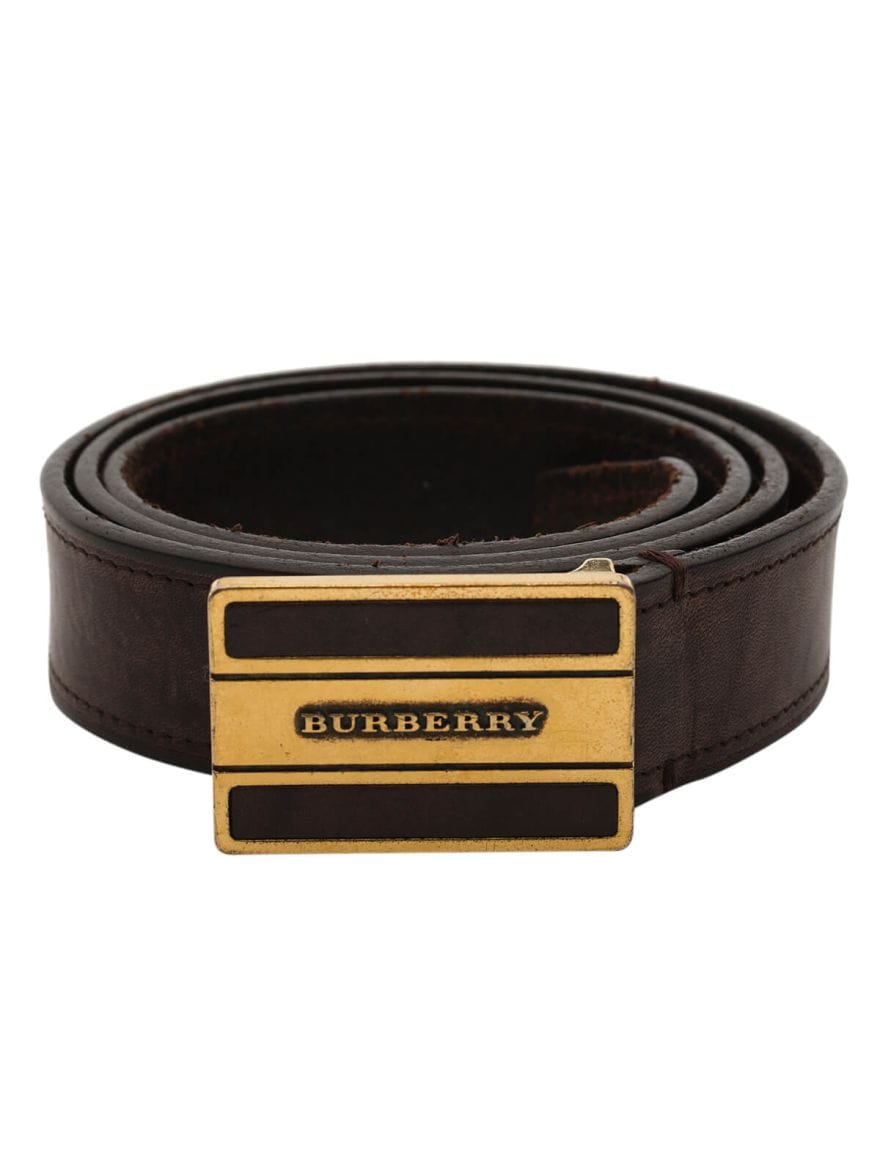 Burberry Rectangle Buckle Belt/Size - 40