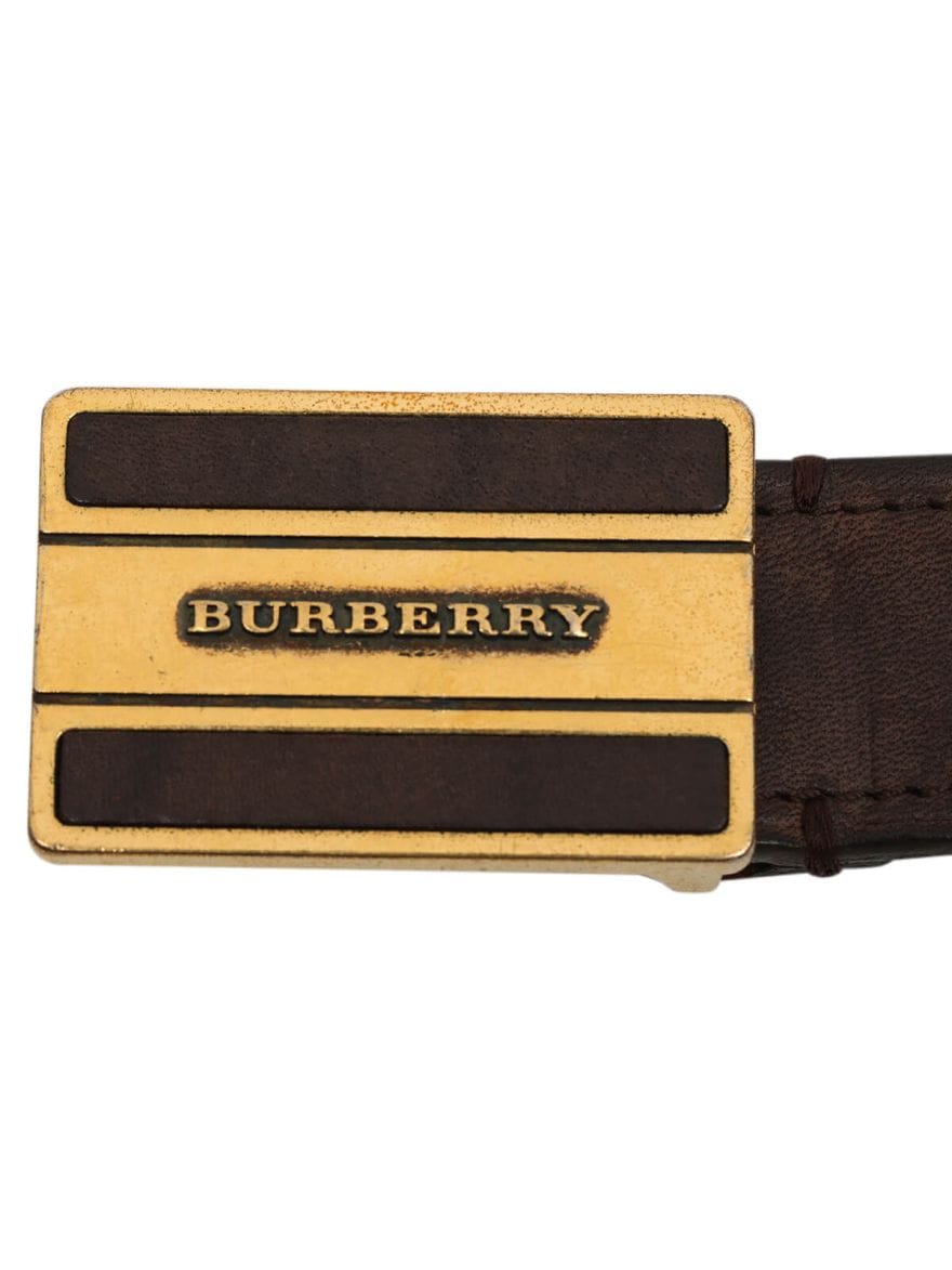 Burberry Rectangle Buckle Belt/Size - 40