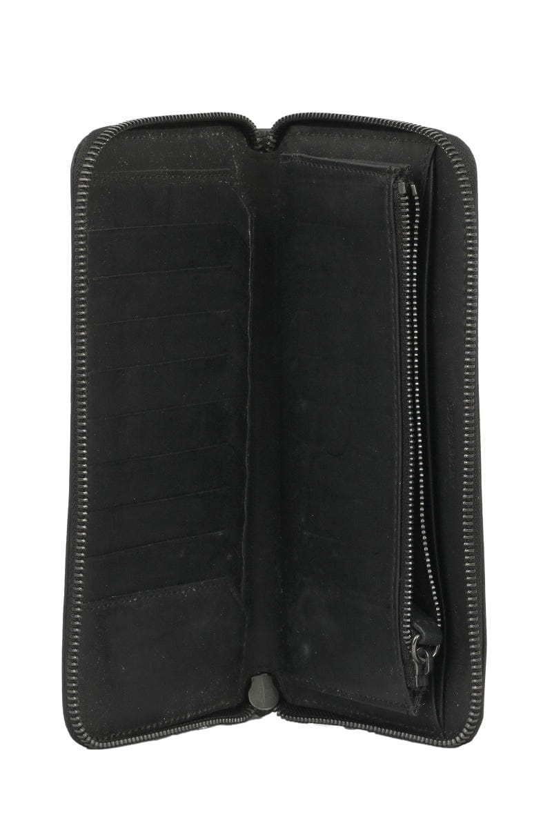 Burberry Check Zip Around Wallet