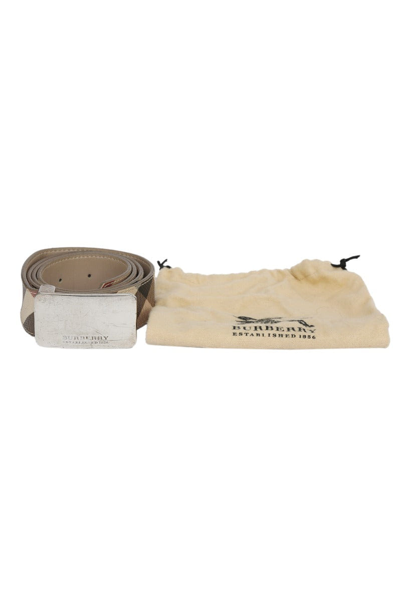 Burberry 40 Inches/100 Cms Checks Belt