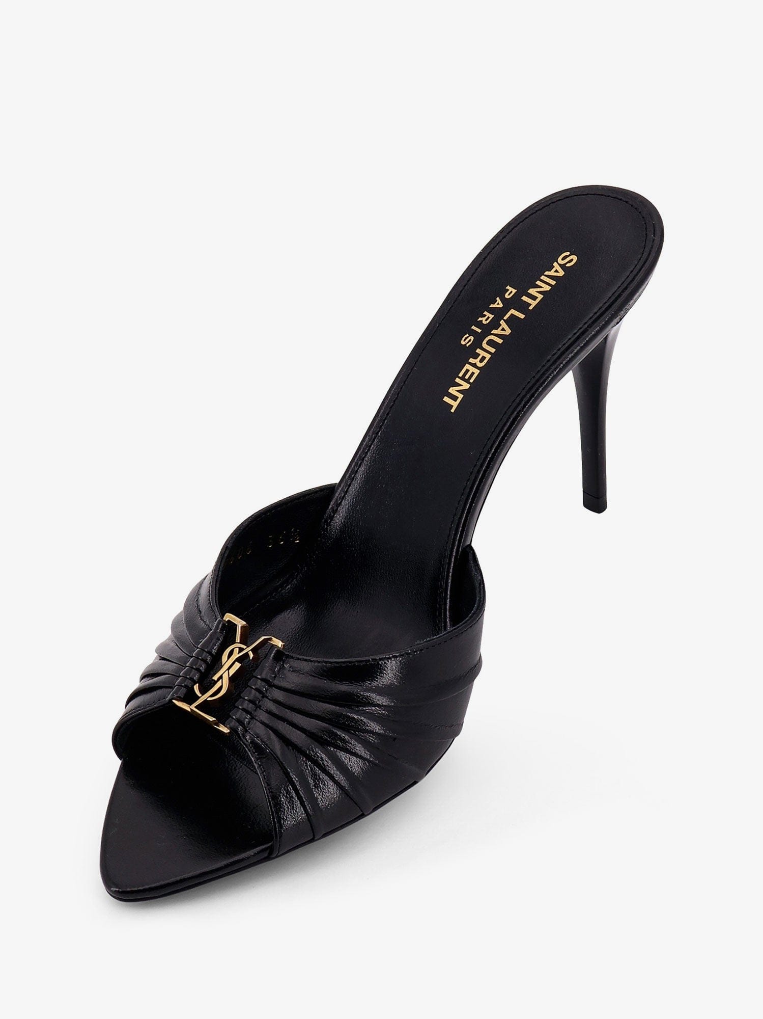 Saint Laurent Babylone 90 leather sandals