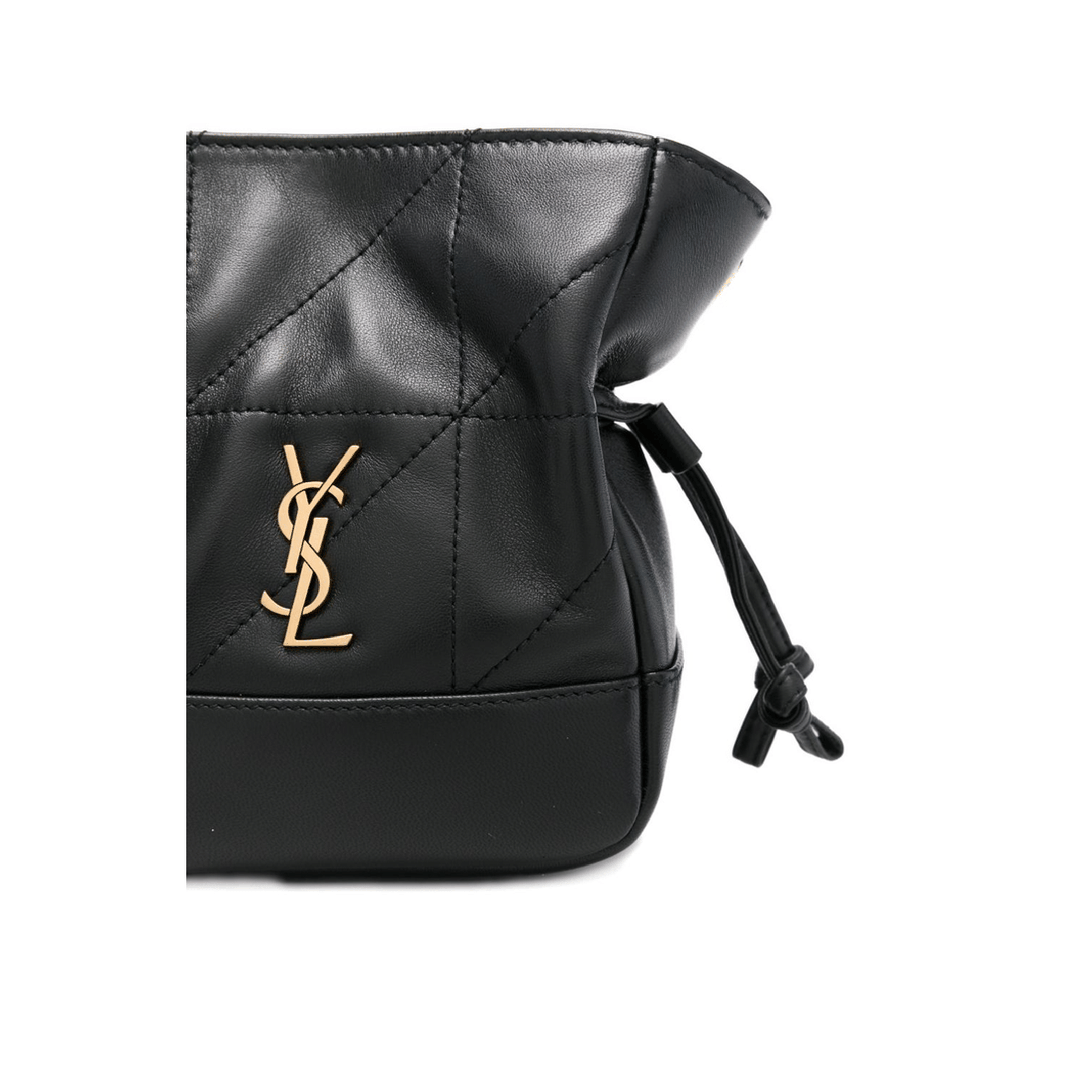 Saint Laurent Jamie Mini Lambskin Shoulder Pouch - Black