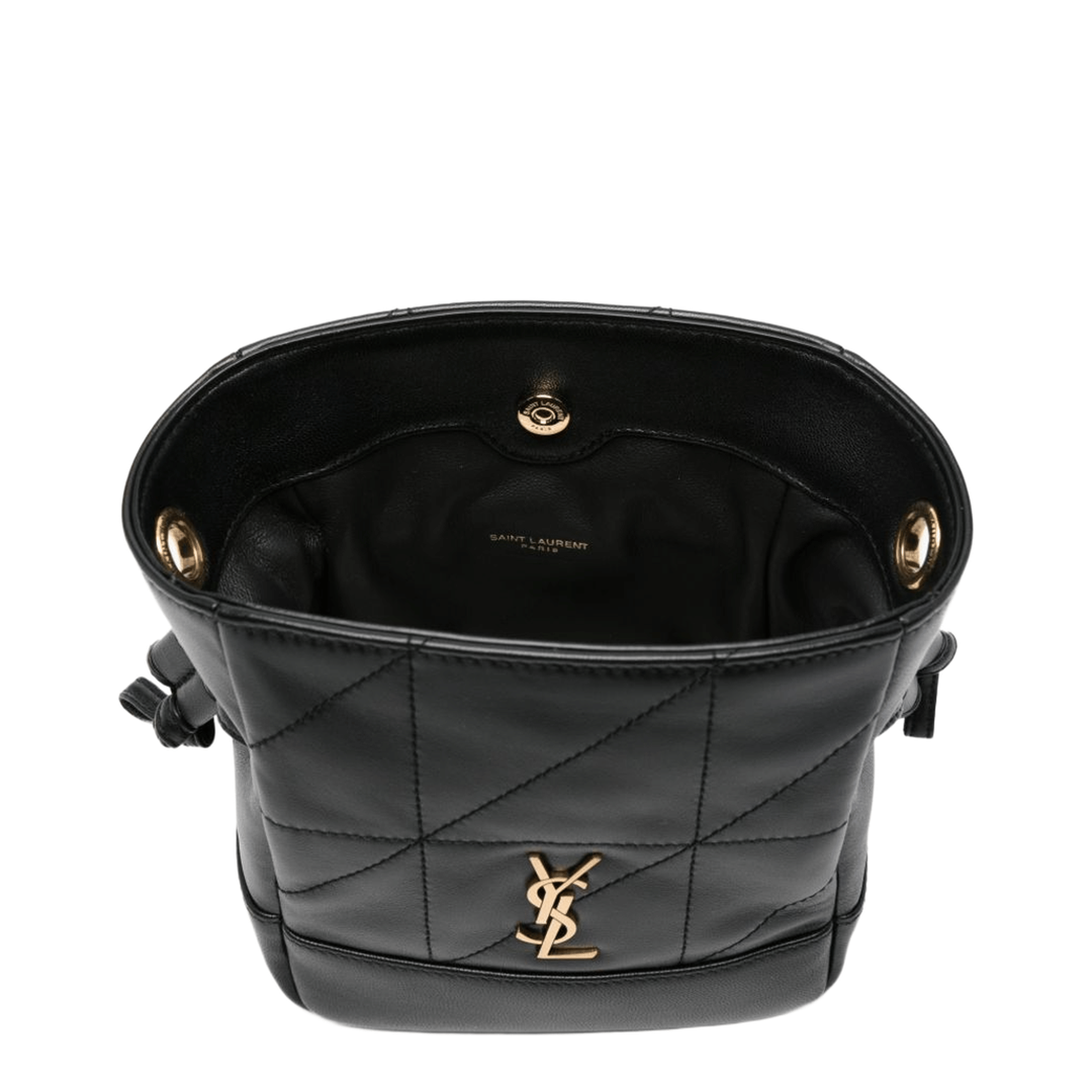 Saint Laurent Jamie Mini Lambskin Shoulder Pouch - Black