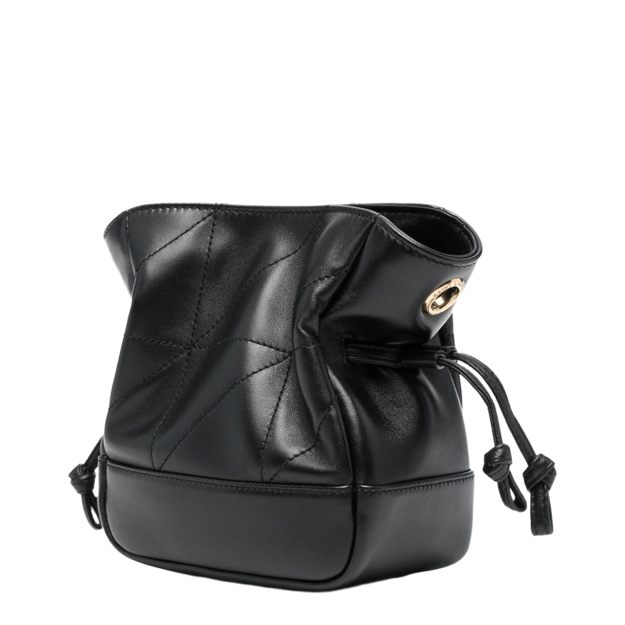 Saint Laurent Jamie Mini Lambskin Shoulder Pouch - Black