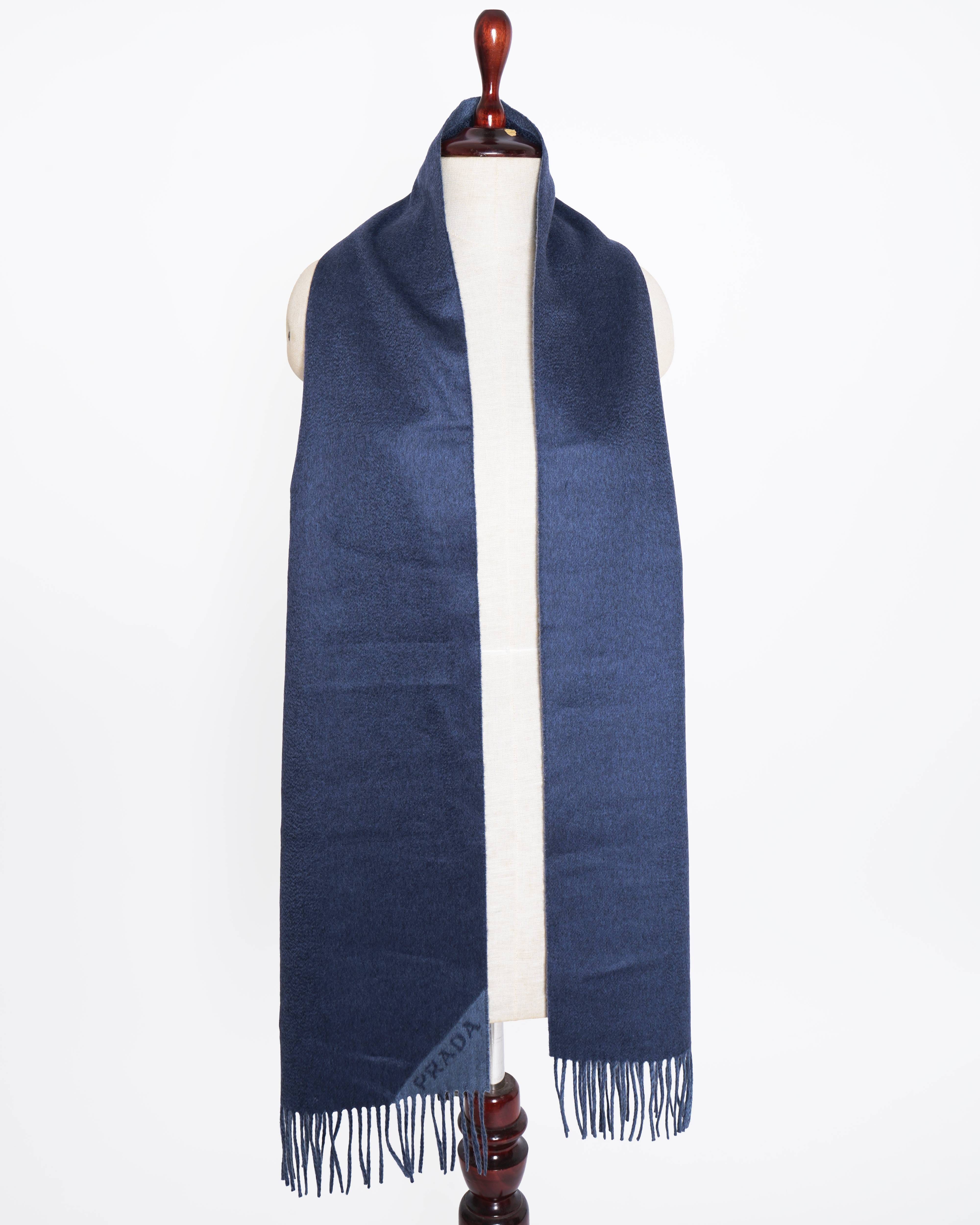 Prada New Prada Double cashmere scarf