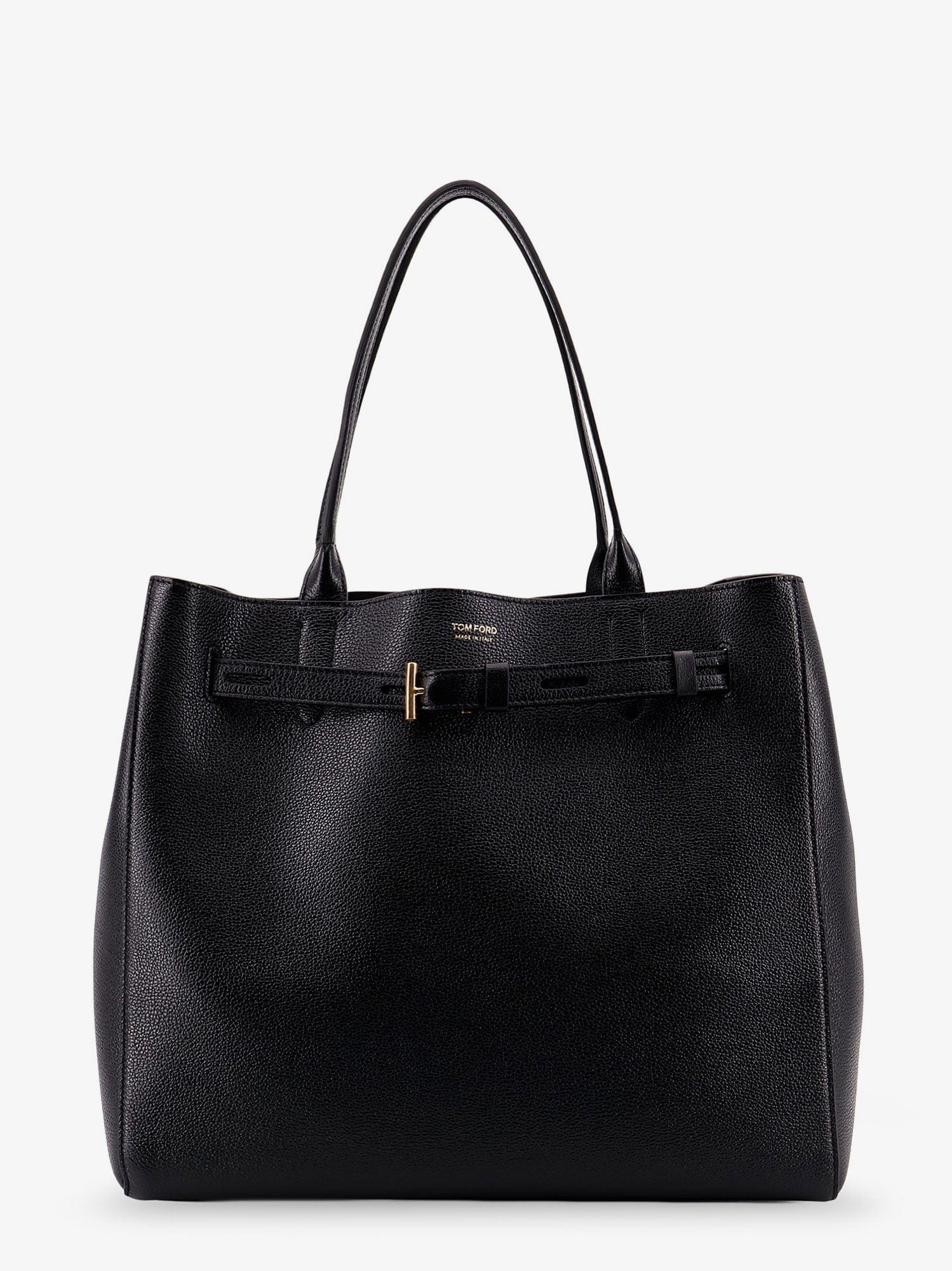 Tom Ford Women Leather Shoulder Bag With Logo