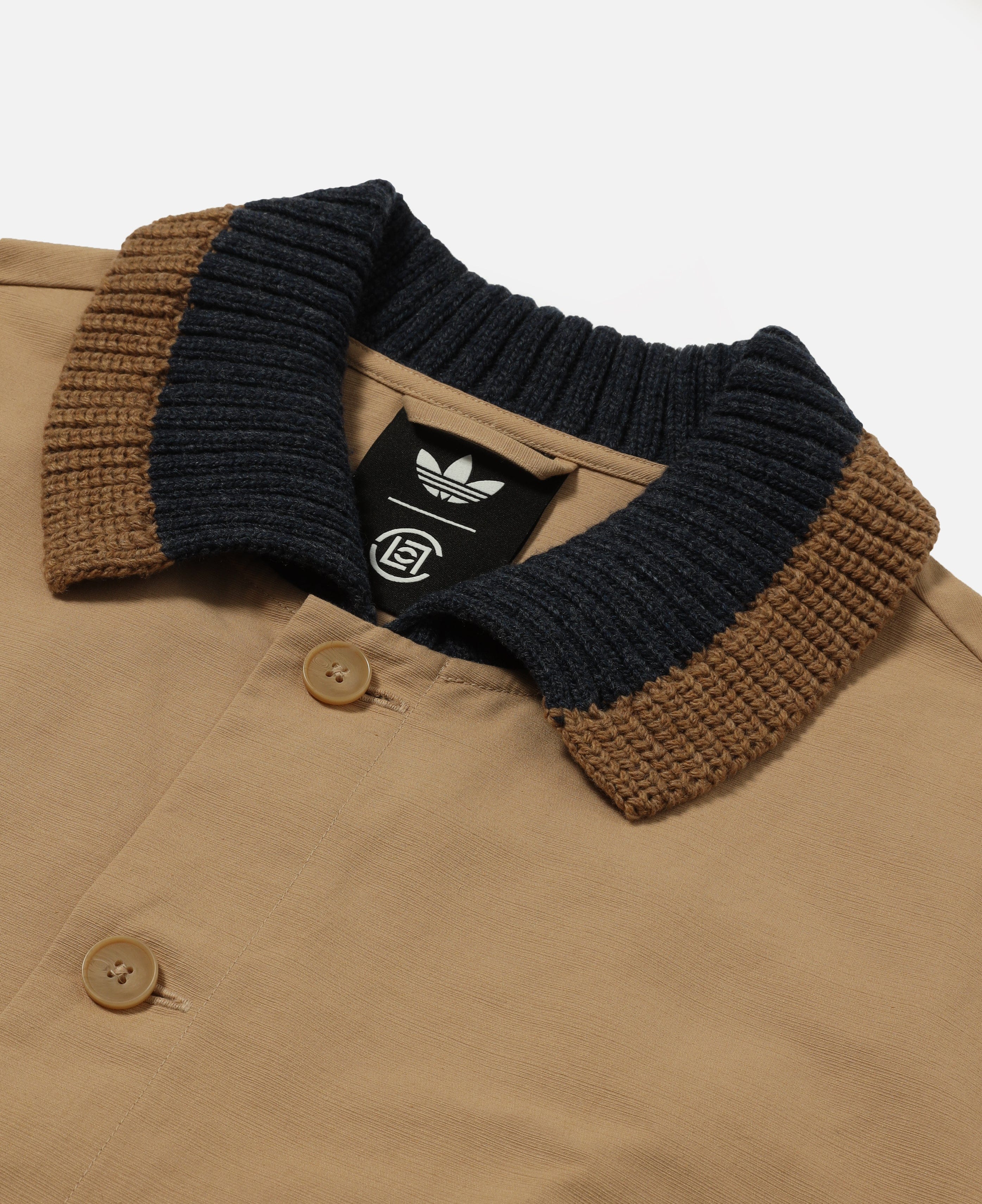 adidas Clot Refined Utility Short Sleeve Shirt (Khaki)