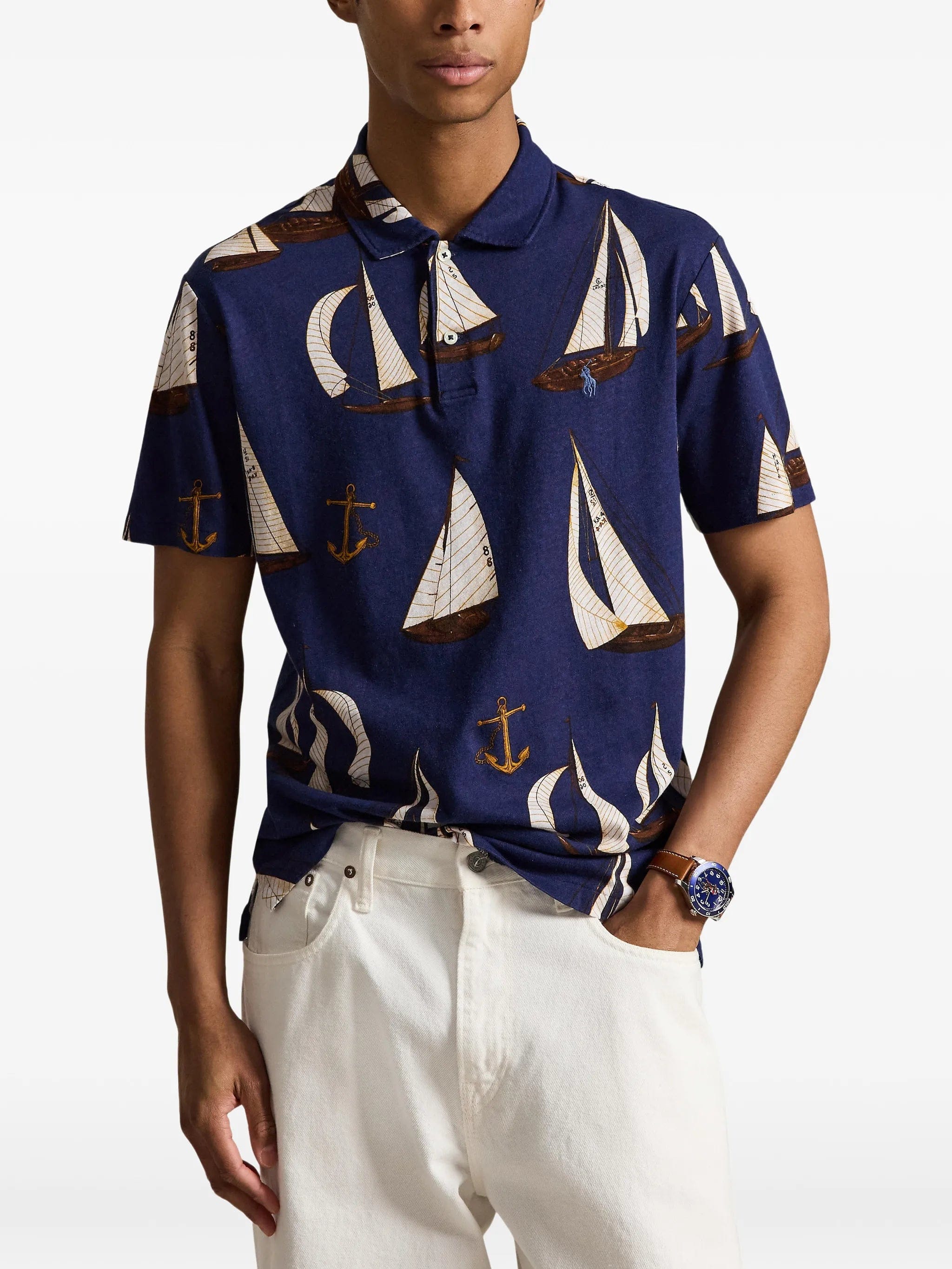 Polo Ralph Lauren Sailboat - print polo shirt