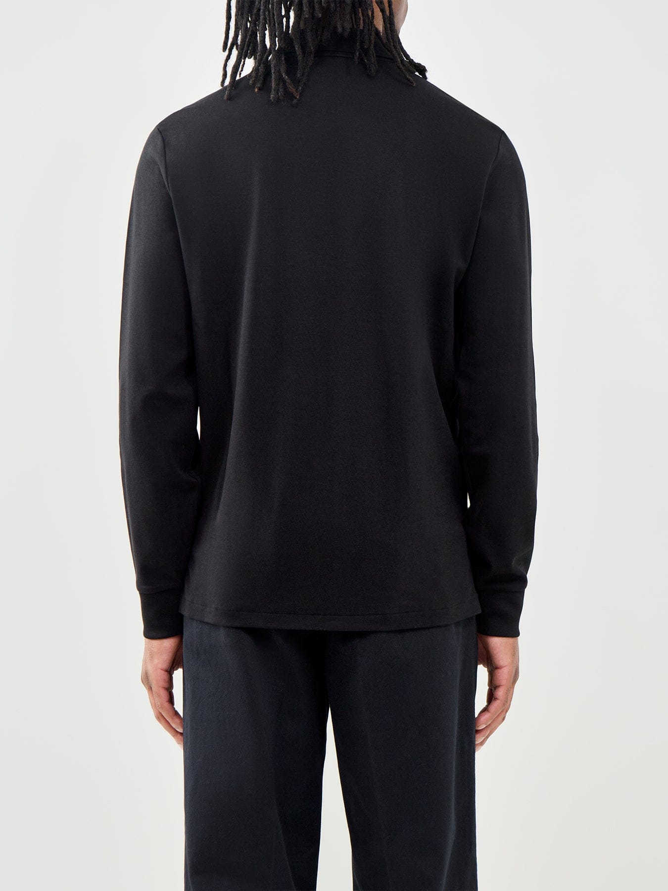 Polo Ralph Lauren Pima Soft Touch Long Sleeve Polo Shirt Black