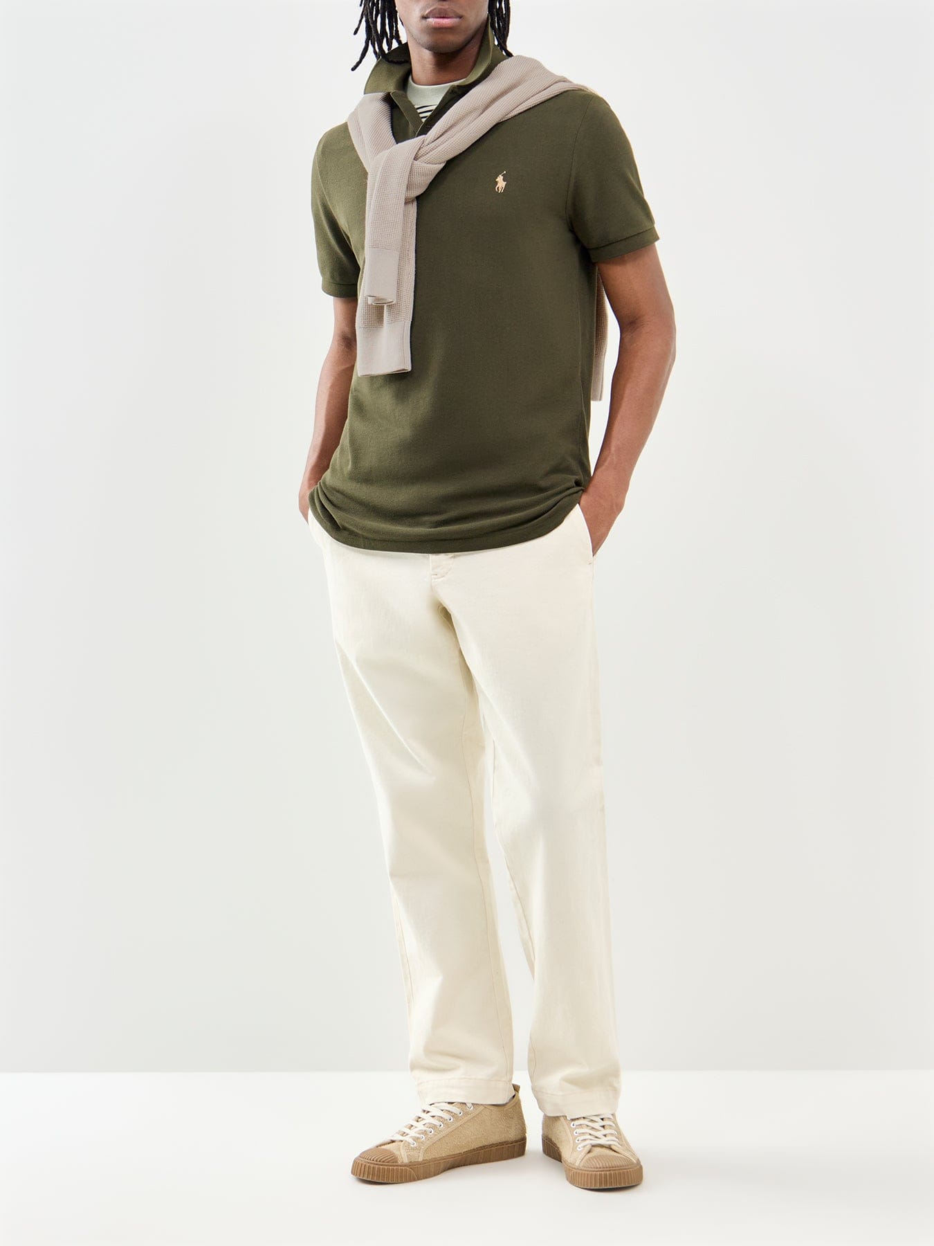 Polo Ralph Lauren Custom Fit Polo Shirt Olive