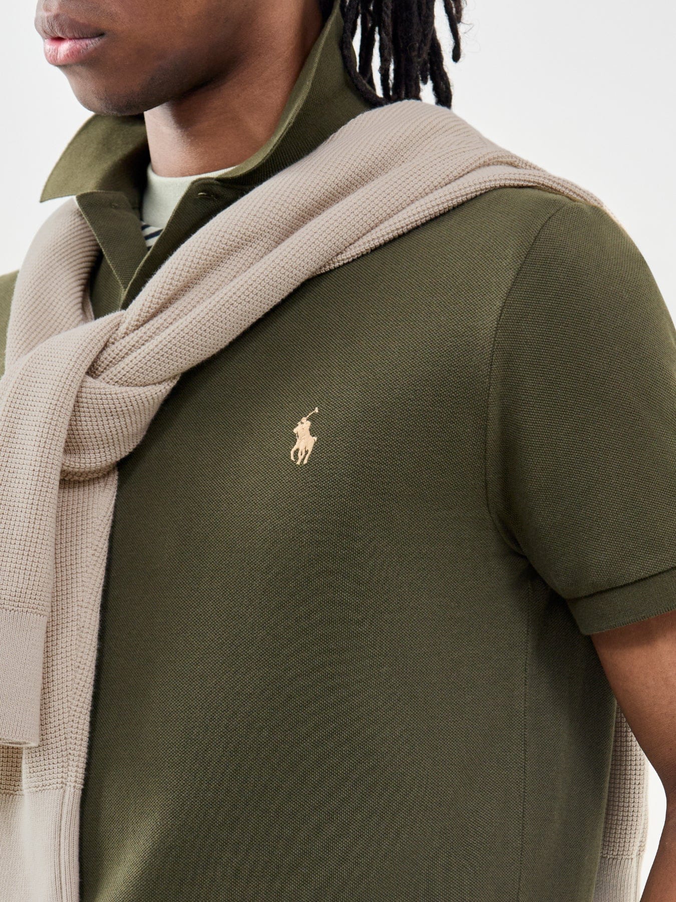 Polo Ralph Lauren Custom Fit Polo Shirt Olive