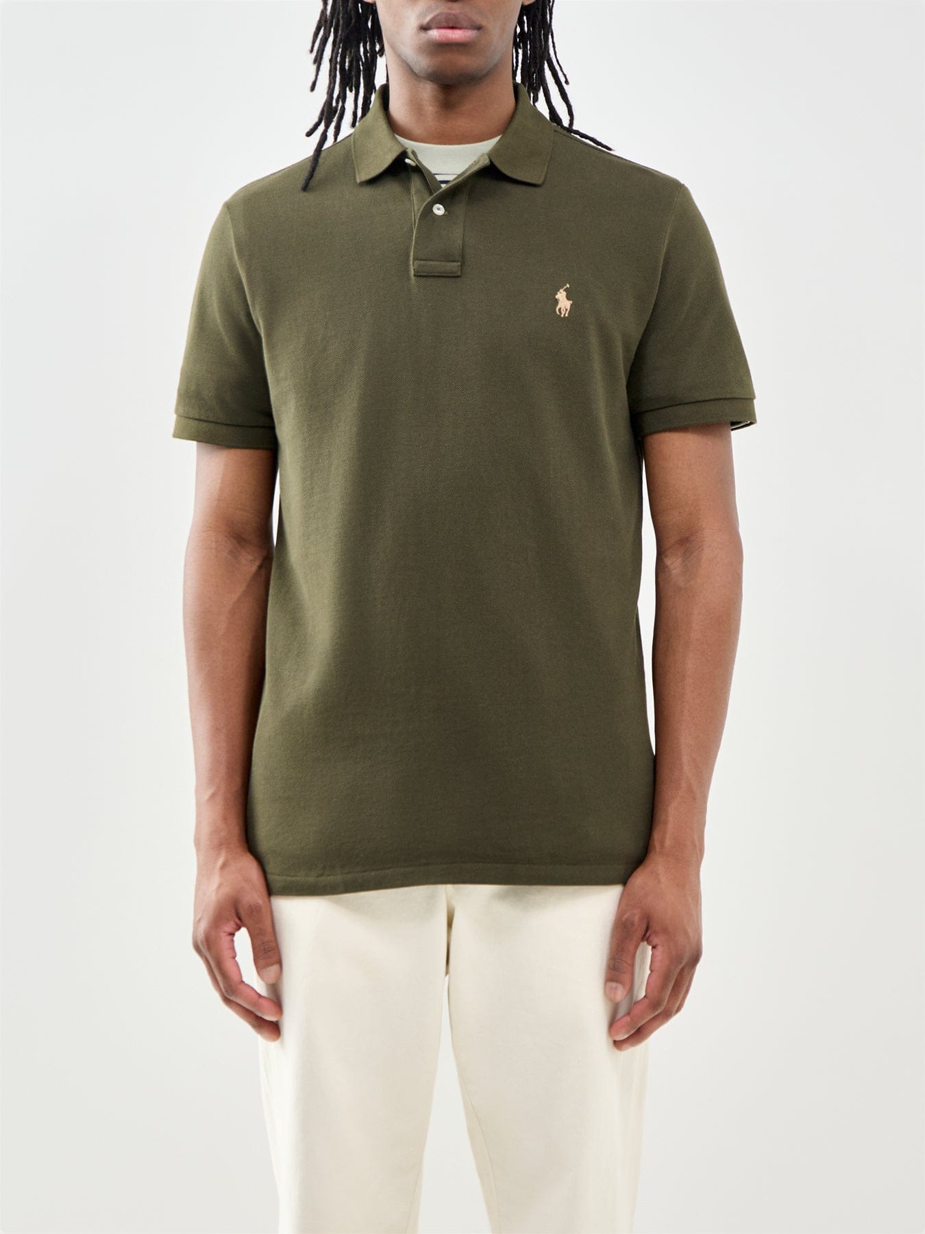 Polo Ralph Lauren Custom Fit Polo Shirt Olive