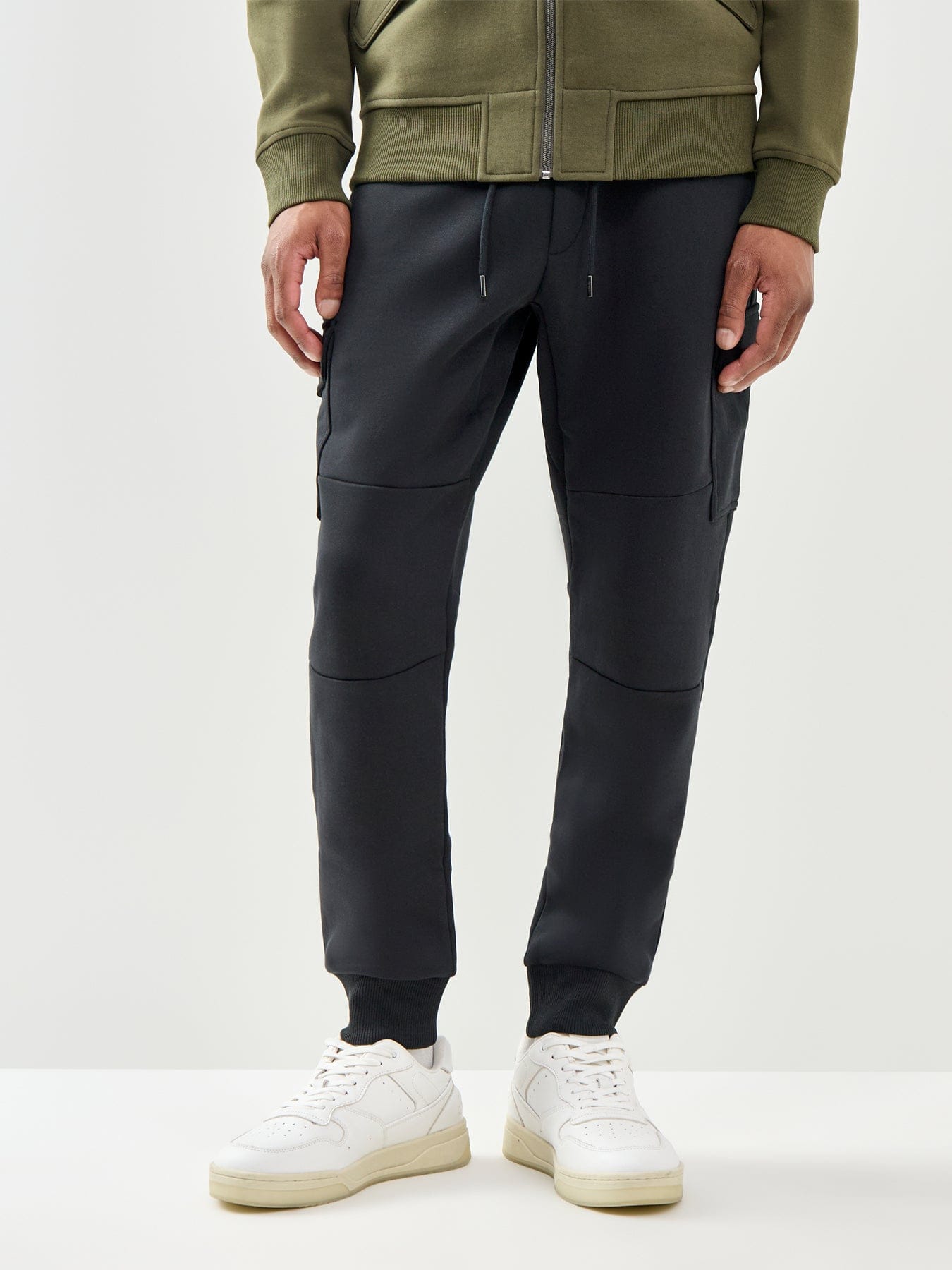 Polo Ralph Lauren Double Knit Cargo Trousers Black