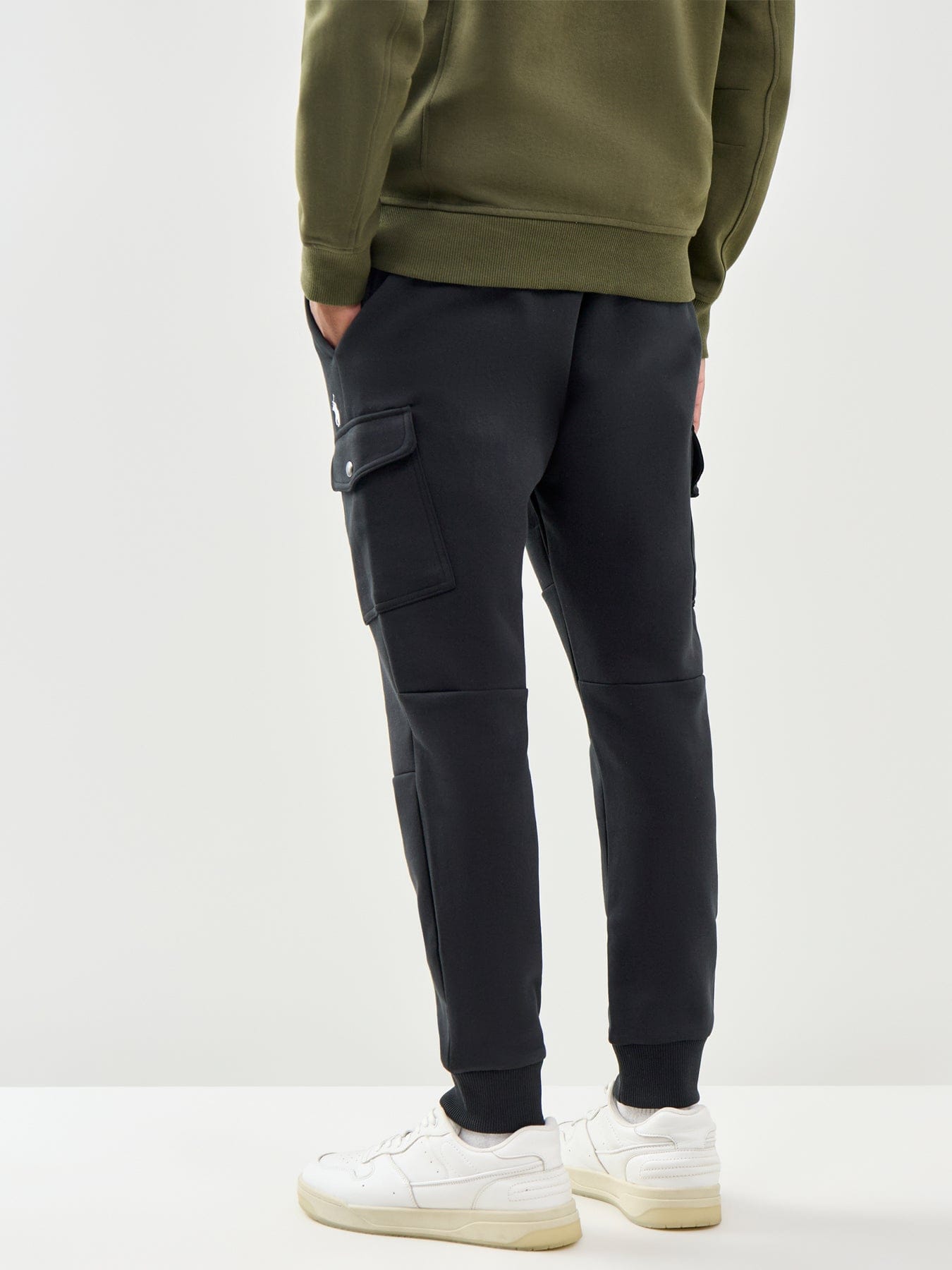 Polo Ralph Lauren Double Knit Cargo Trousers Black