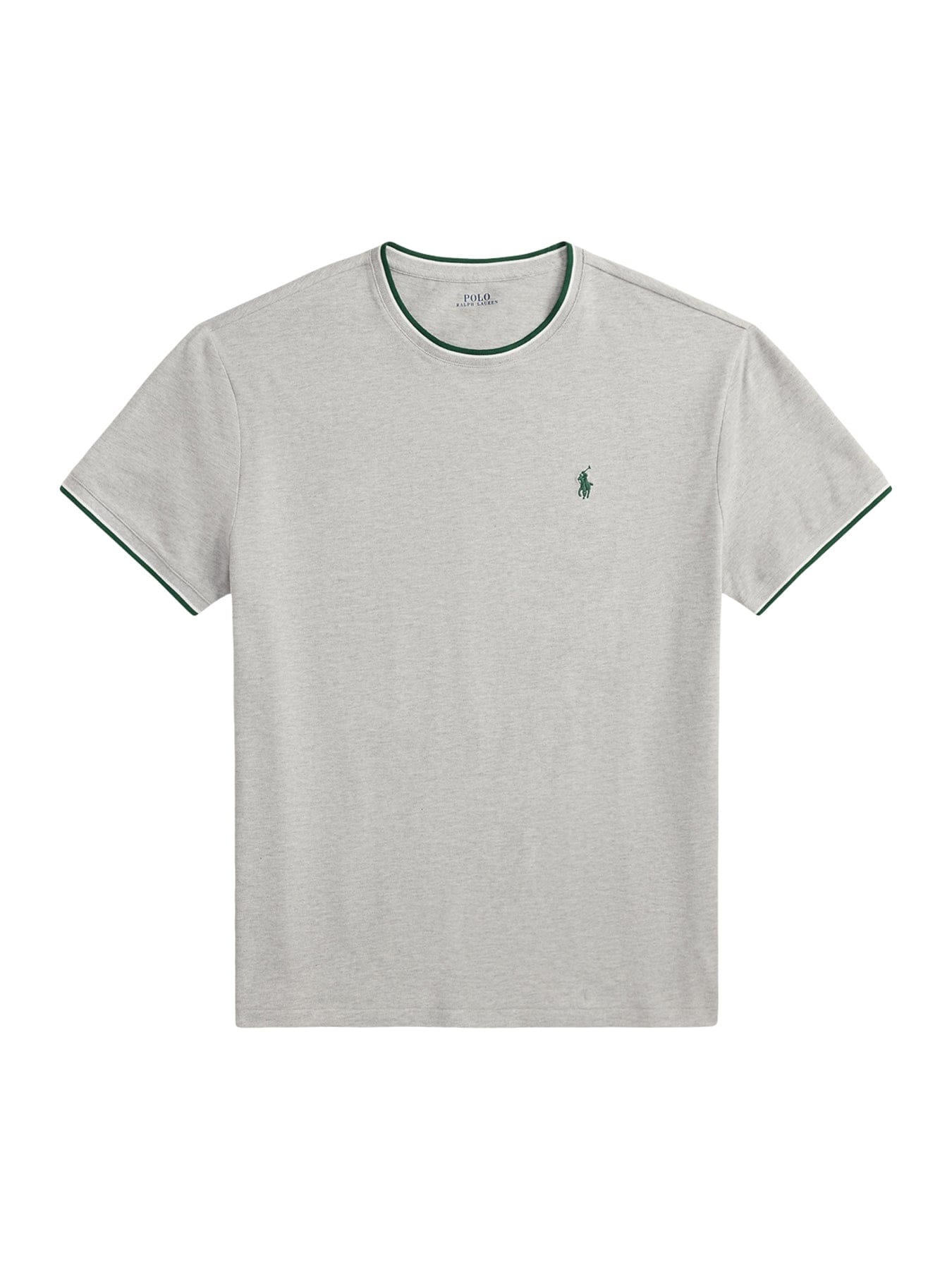 Polo Ralph Lauren Ringer Piqué Logo T - Shirt Grey