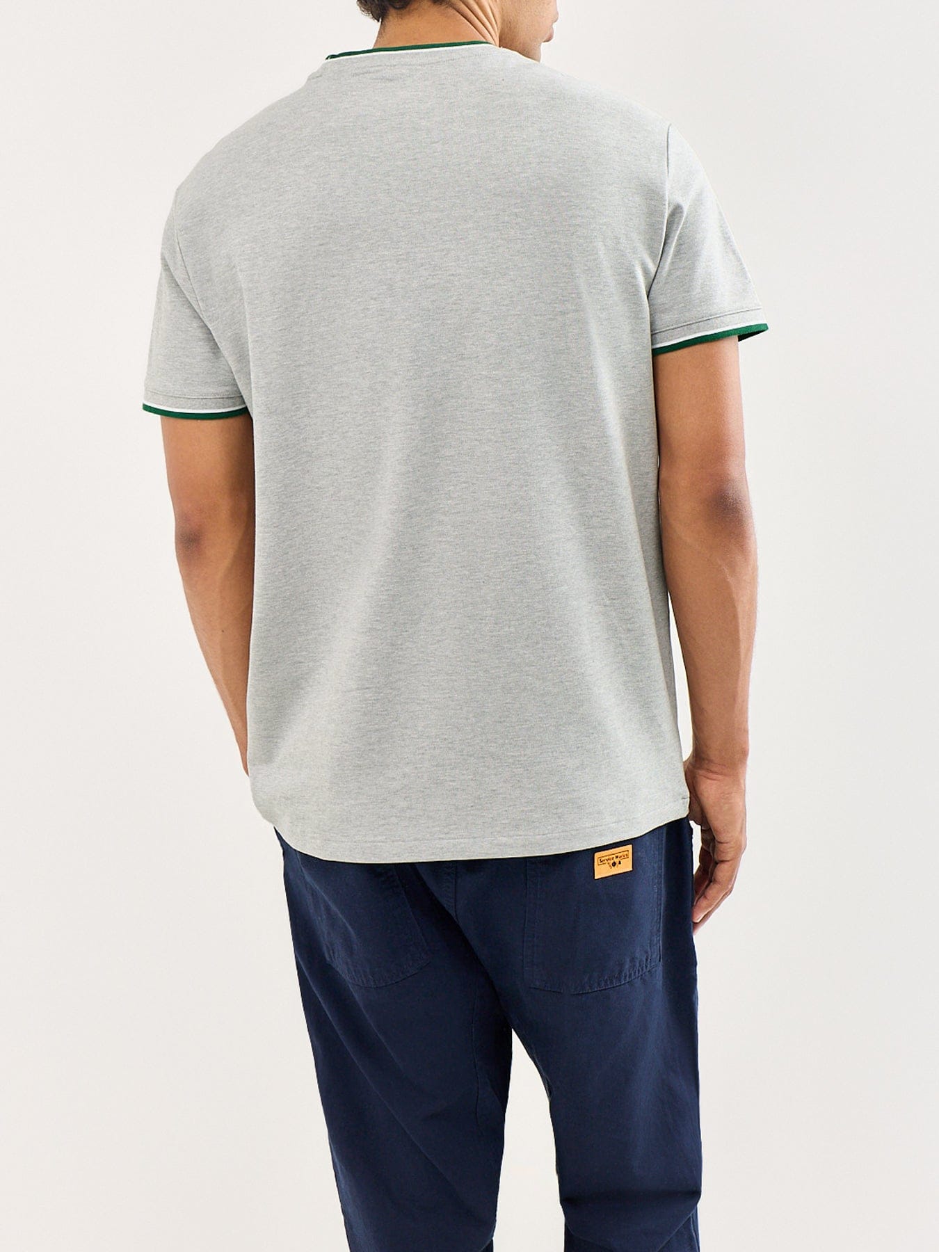 Polo Ralph Lauren Ringer Piqué Logo T - Shirt Grey