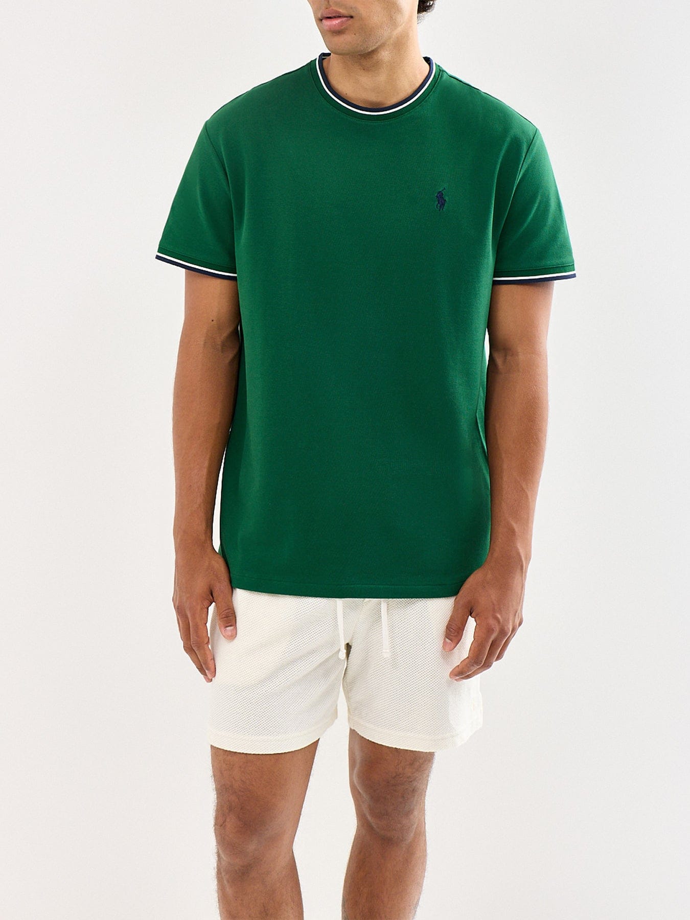 Polo Ralph Lauren Ringer Piqué Logo T - Shirt Green