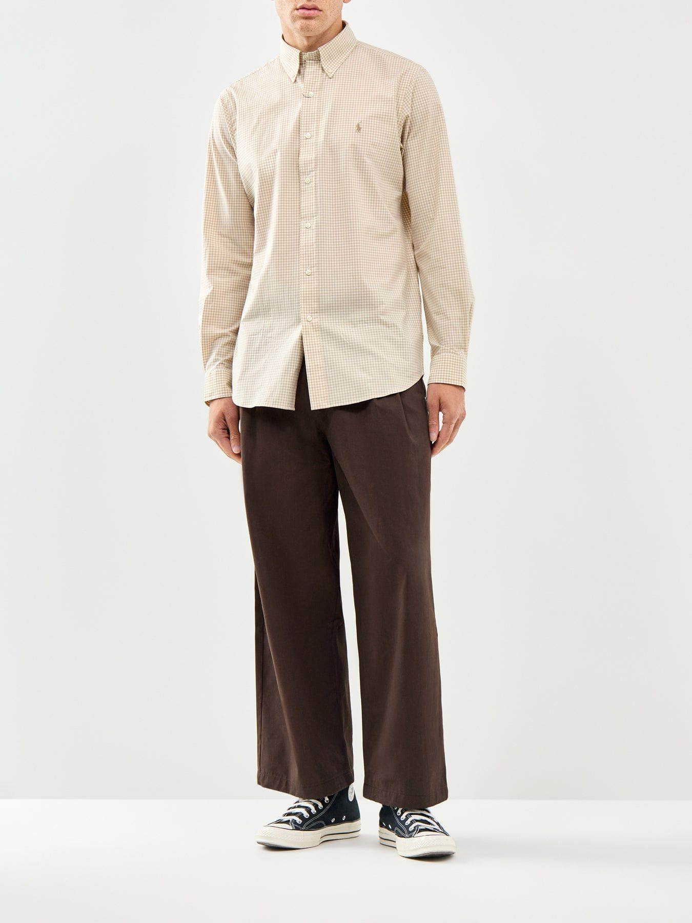 Polo Ralph Lauren Custom Fit Poplin Stretch Gingham Shirt