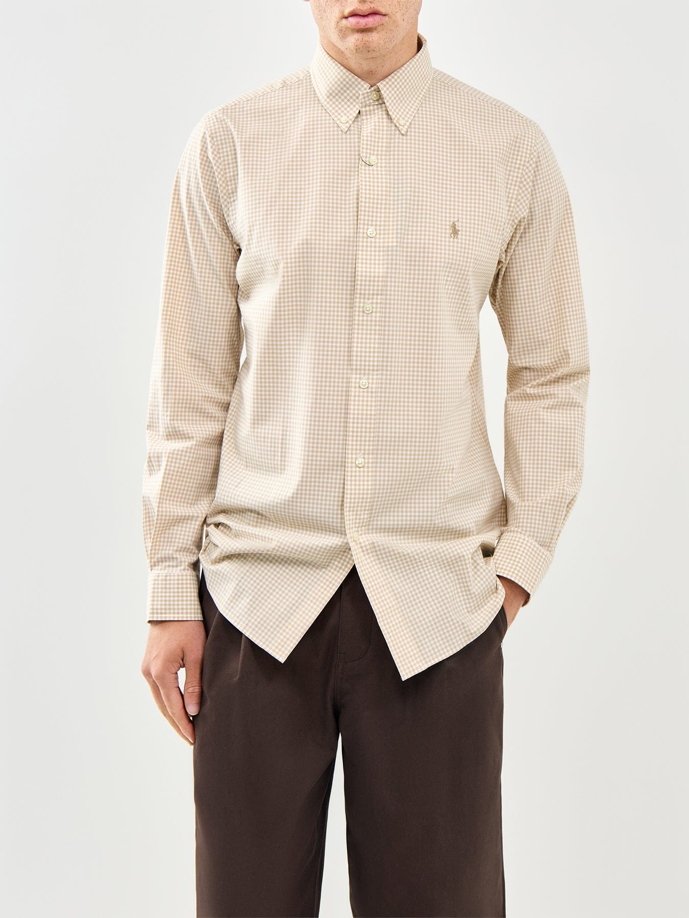 Polo Ralph Lauren Custom Fit Poplin Stretch Gingham Shirt