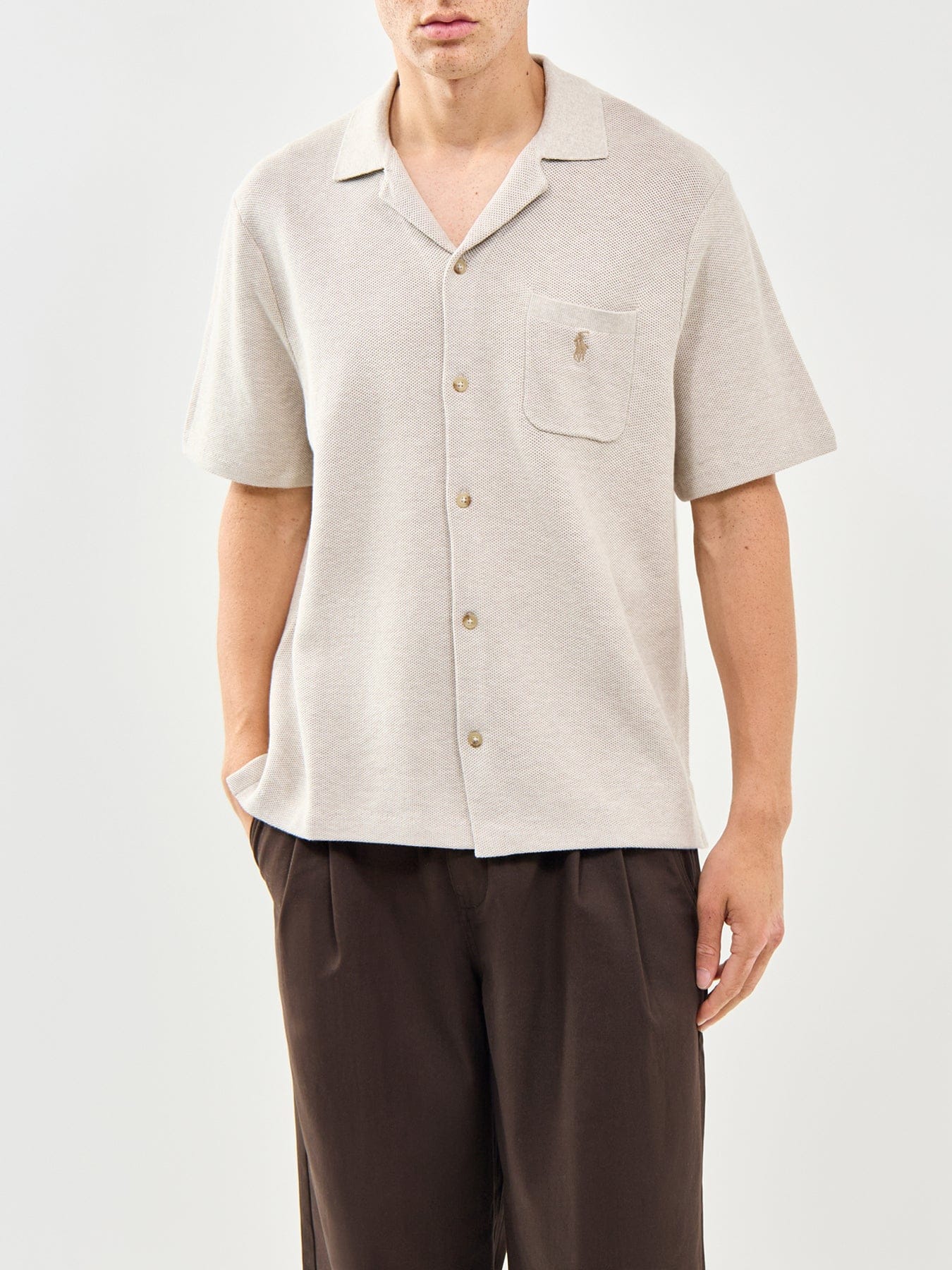Polo Ralph Lauren Camp Collar Knited S/S Shirt