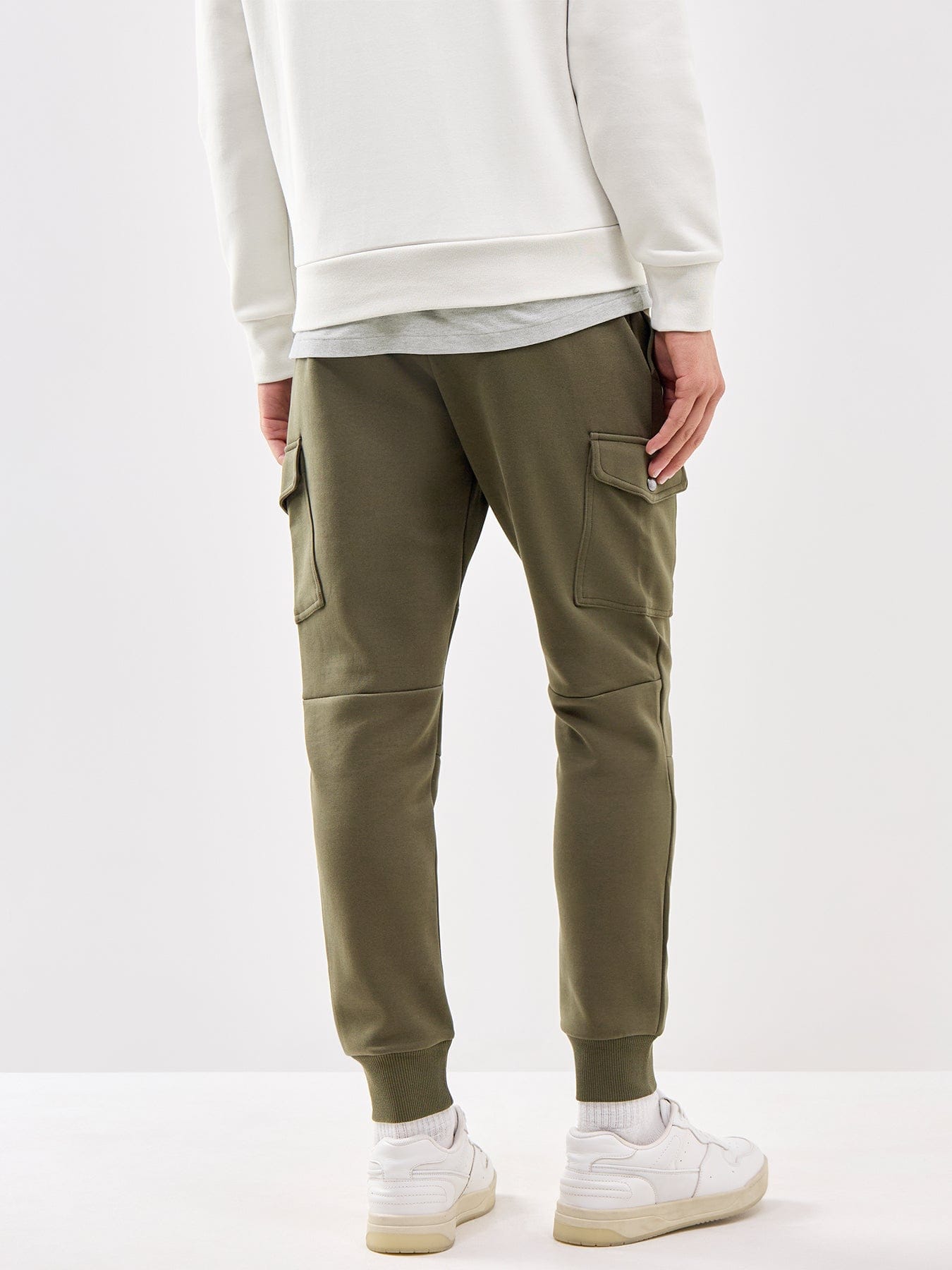 Polo Ralph Lauren Double Knit Cargo Trousers Olive