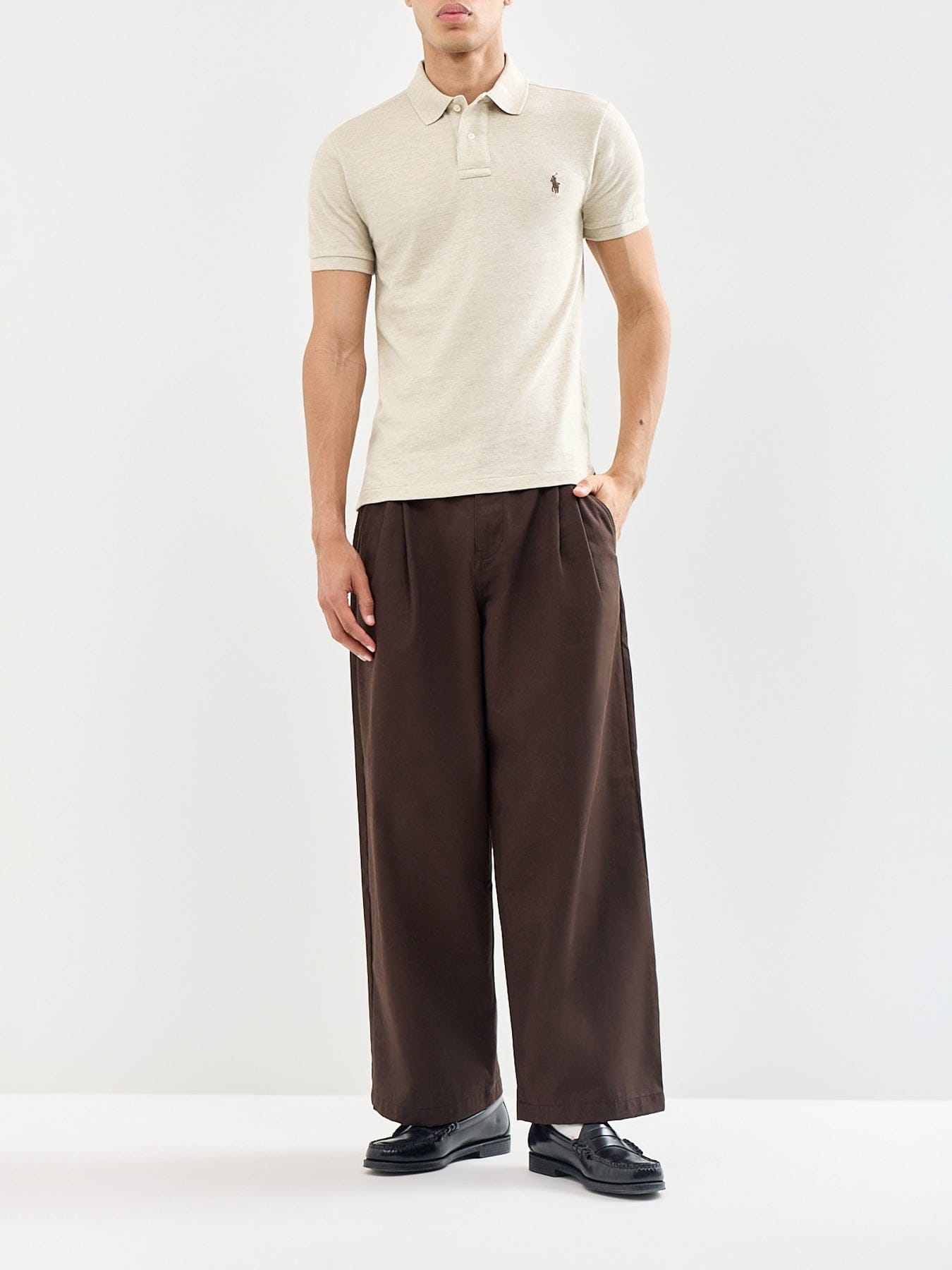 Polo Ralph Lauren Slim Fit Polo Shirt Beige