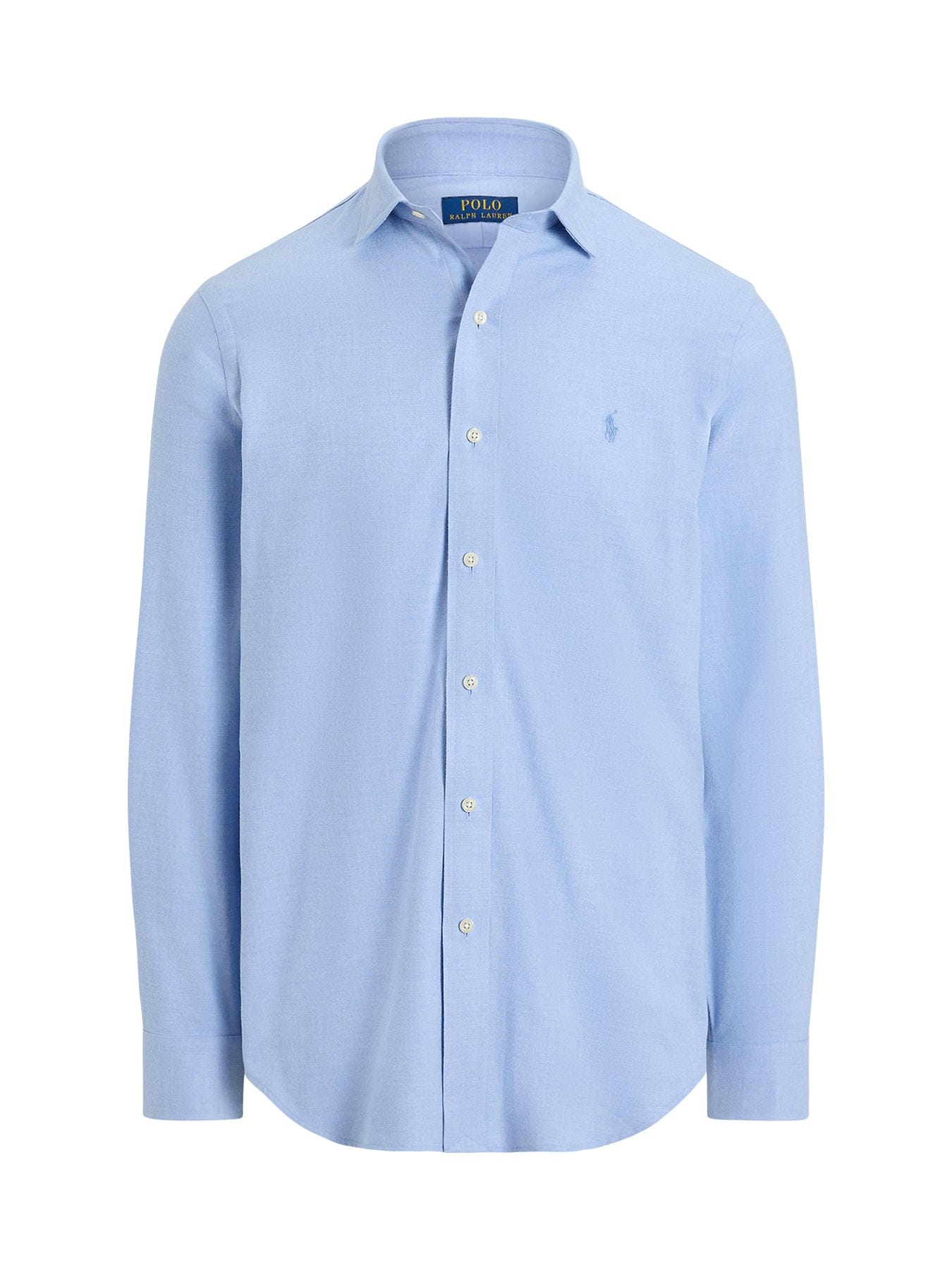 Polo Ralph Lauren Custom Fit Brushed Cotton Shirt Blue