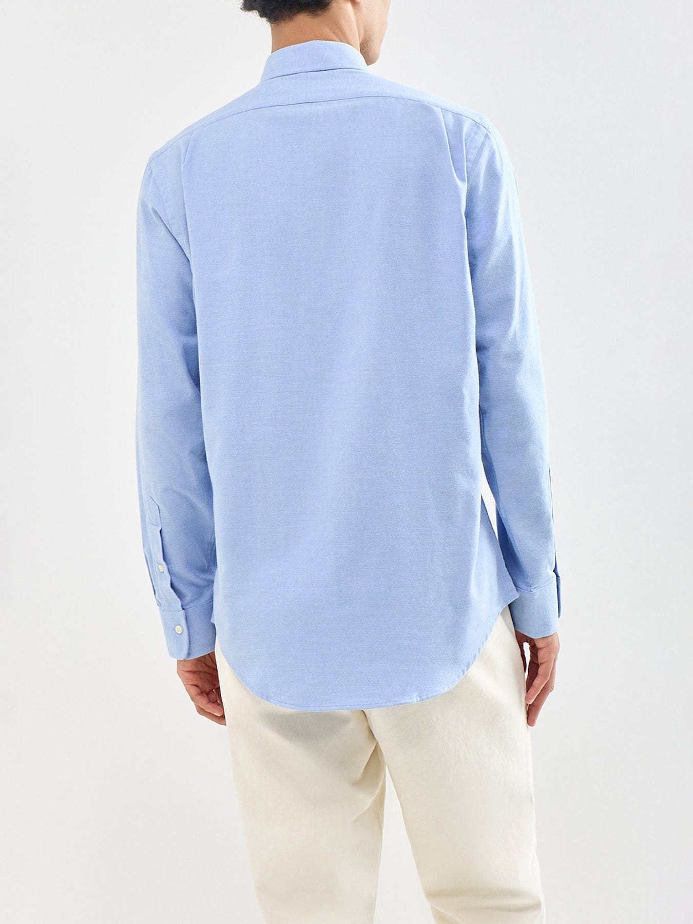 Polo Ralph Lauren Custom Fit Brushed Cotton Shirt Blue