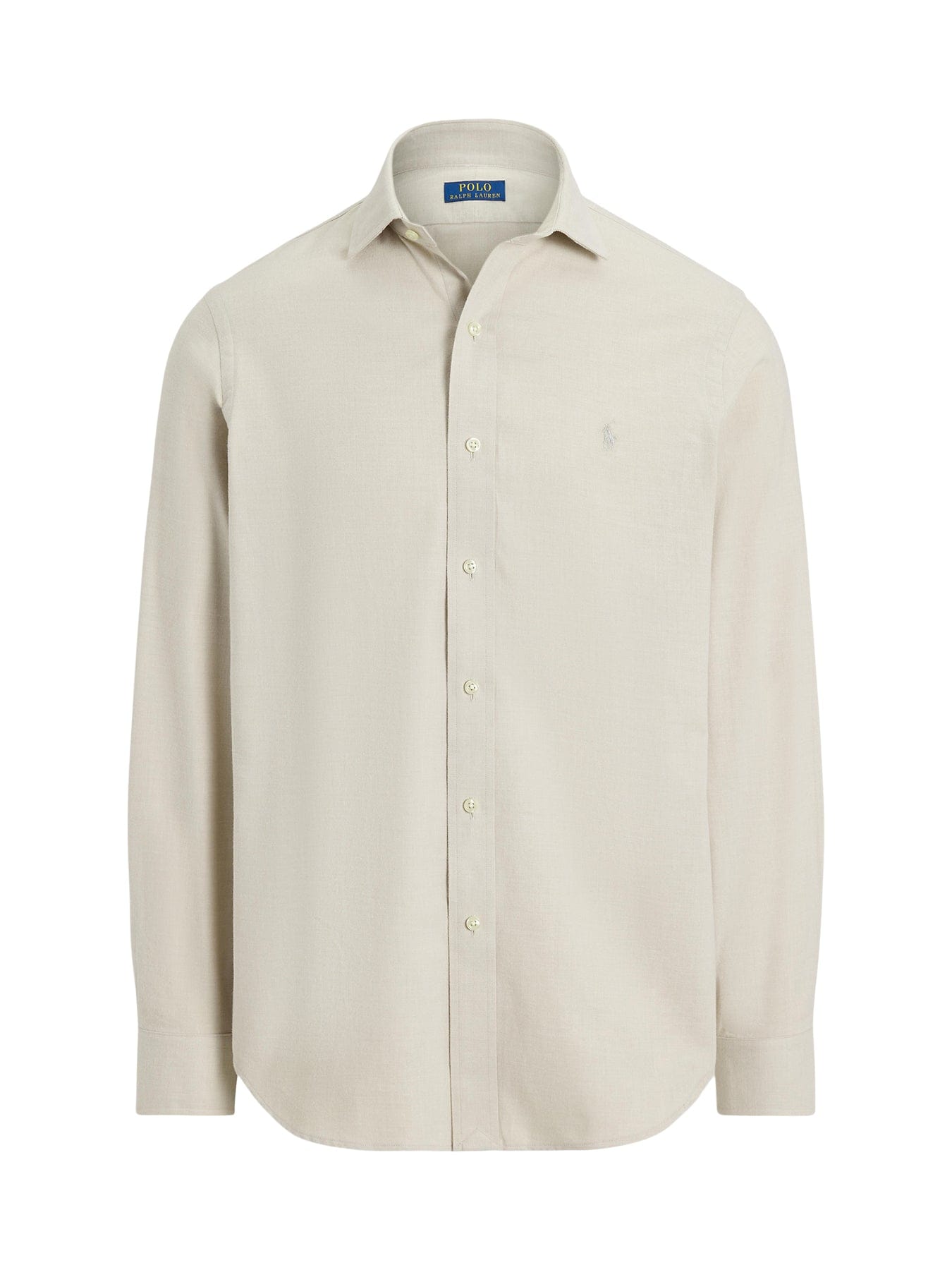 Polo Ralph Lauren Custom Fit Brushed Cotton Shirt Beige