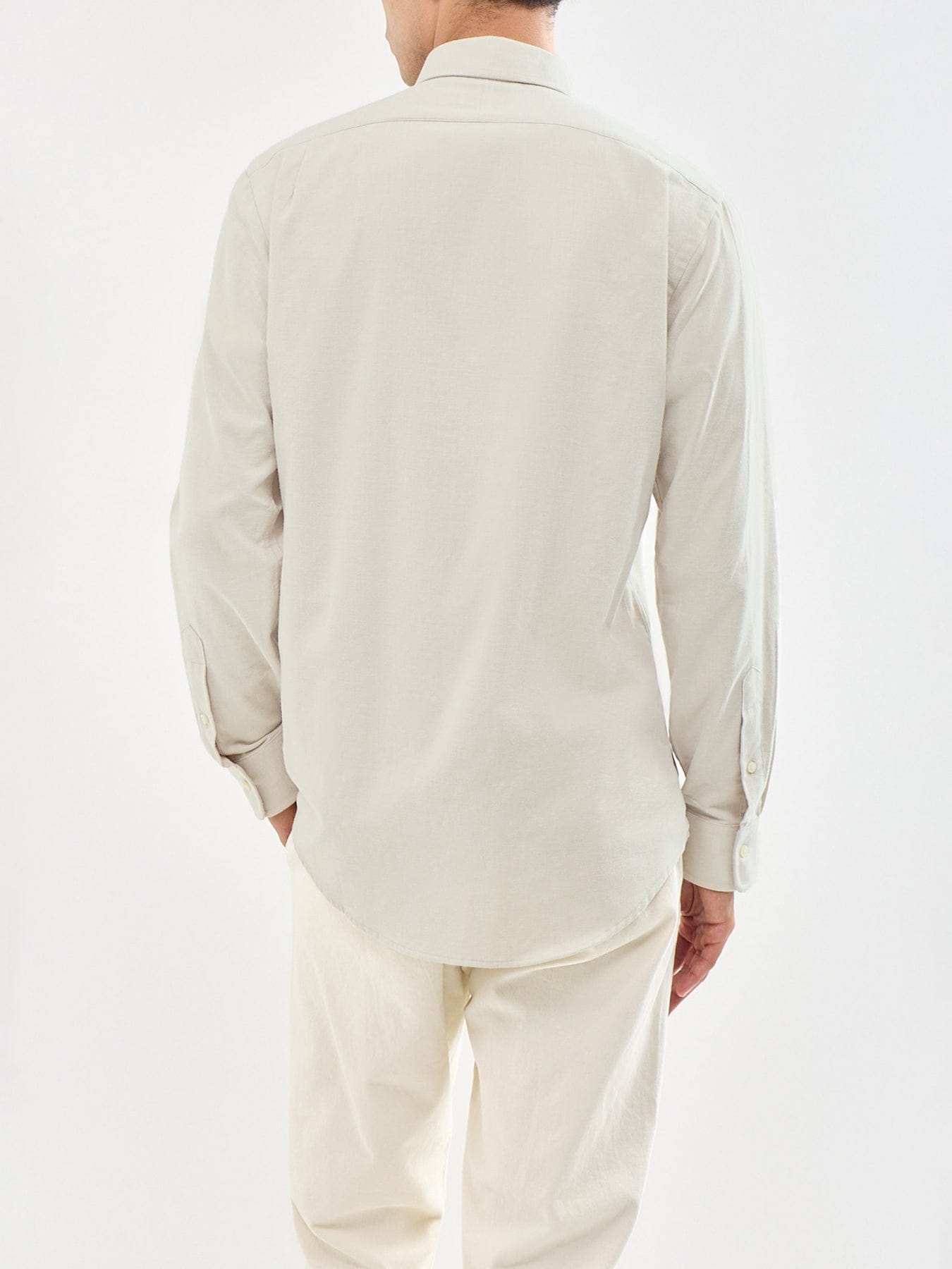 Polo Ralph Lauren Custom Fit Brushed Cotton Shirt Beige