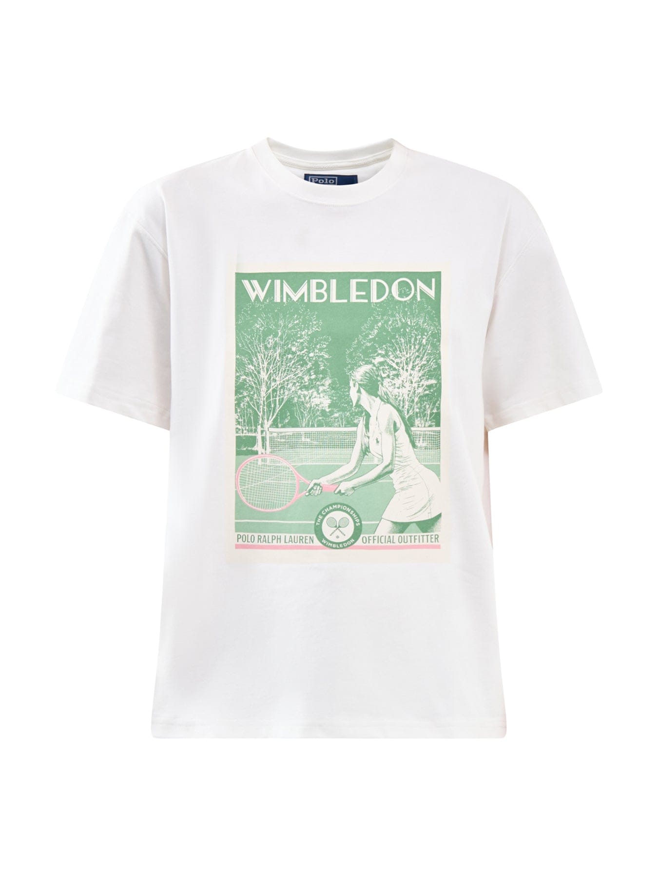 Polo Ralph Lauren Wimbledon Printed Graphic T - Shirt White