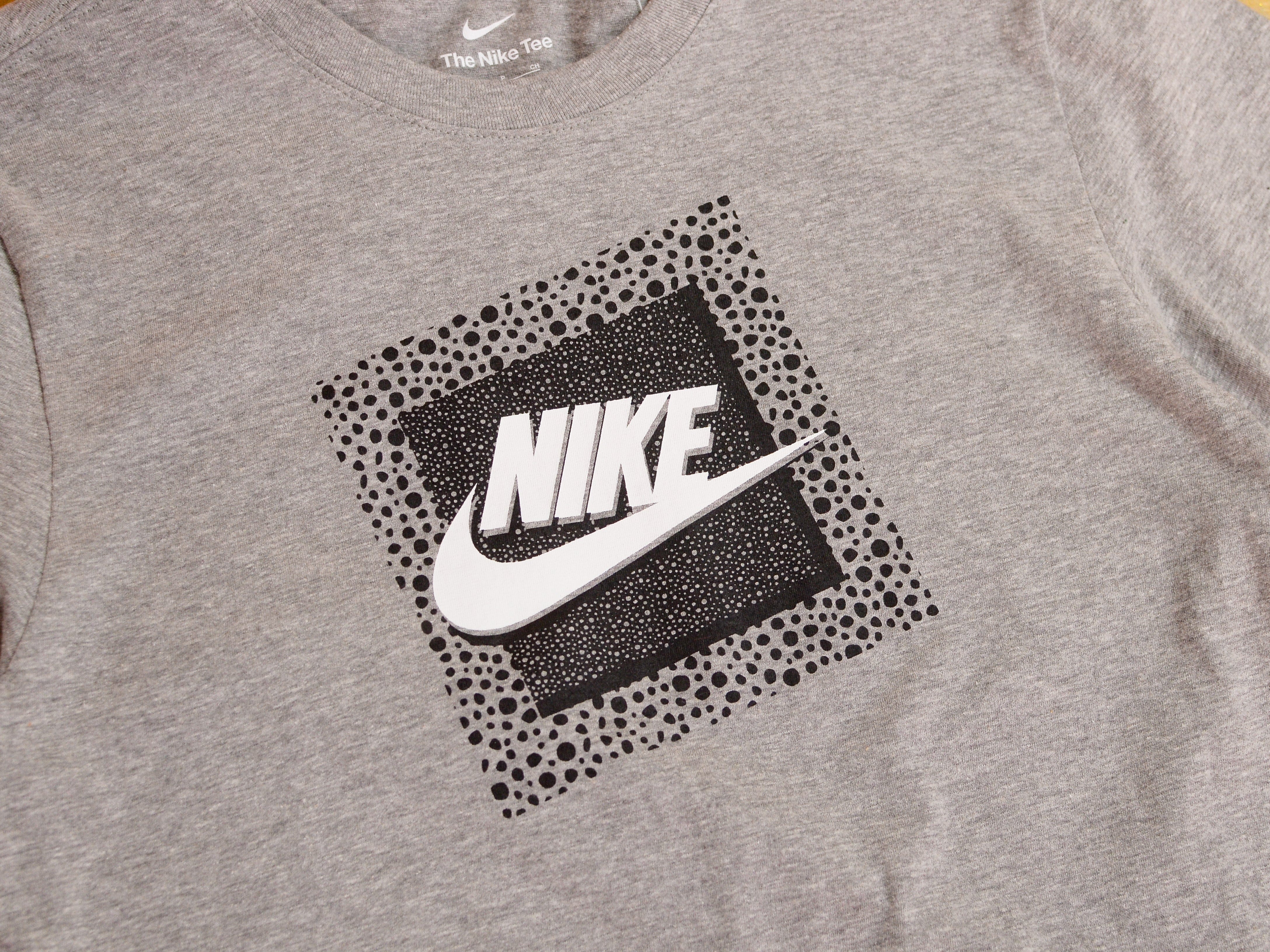Nike Sportswear Layer Logo T - Shirt - Grey