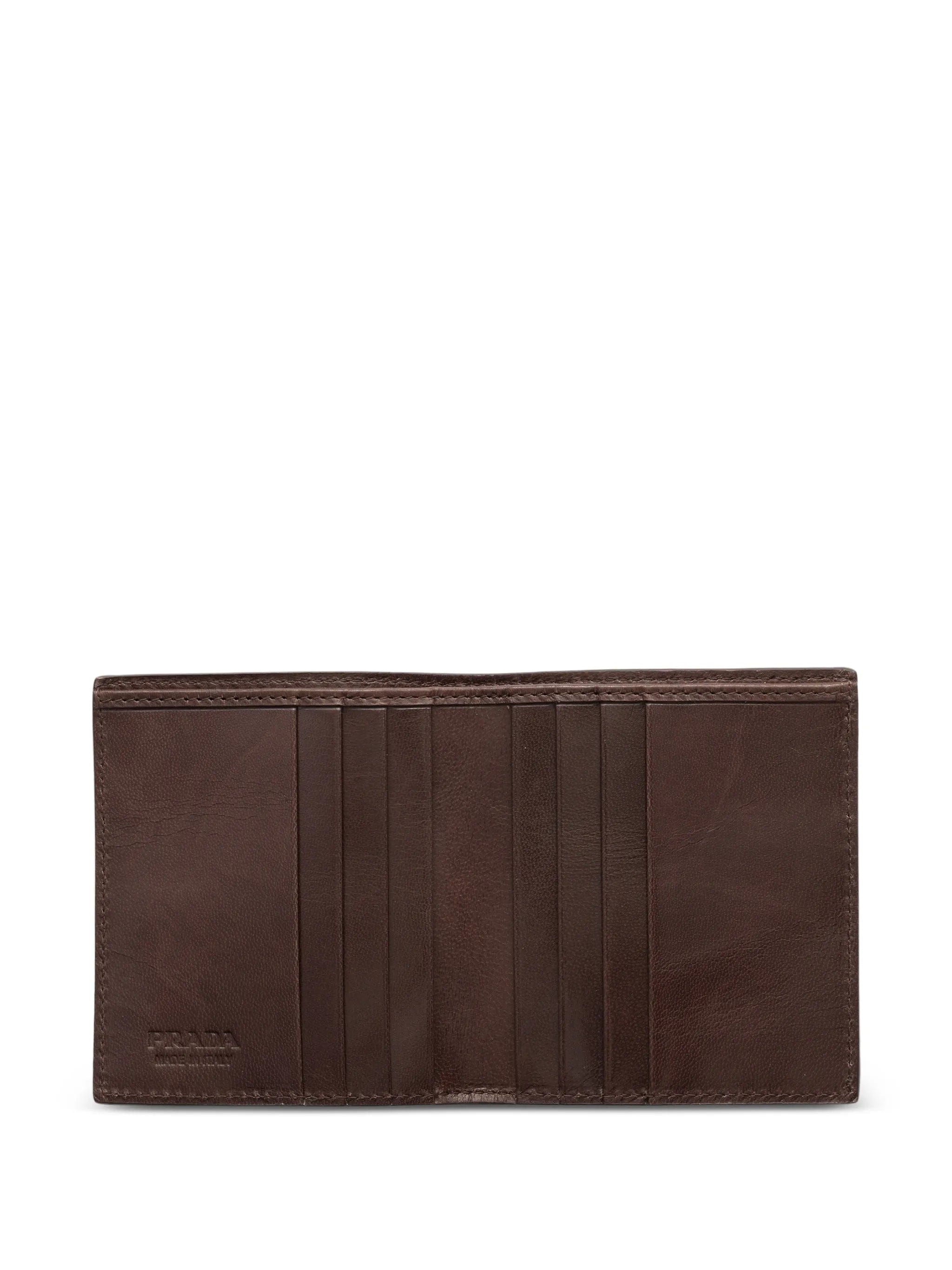 Prada leather wallet