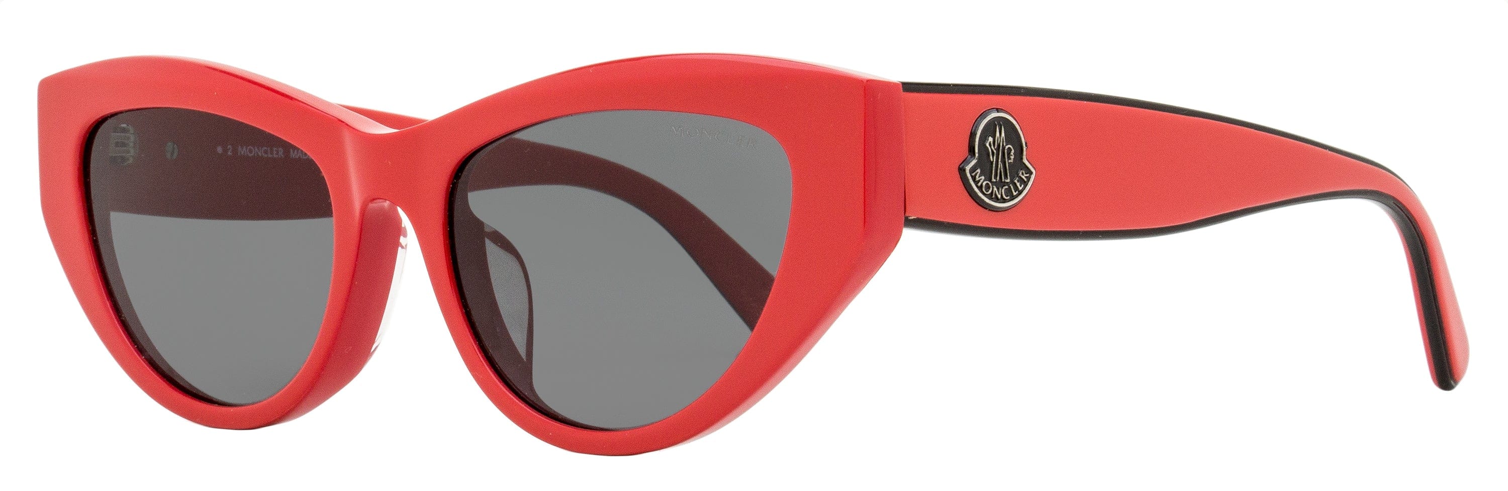 Moncler Modd Alt Fit Sunglasses ML0258F 66A Red 53 mm