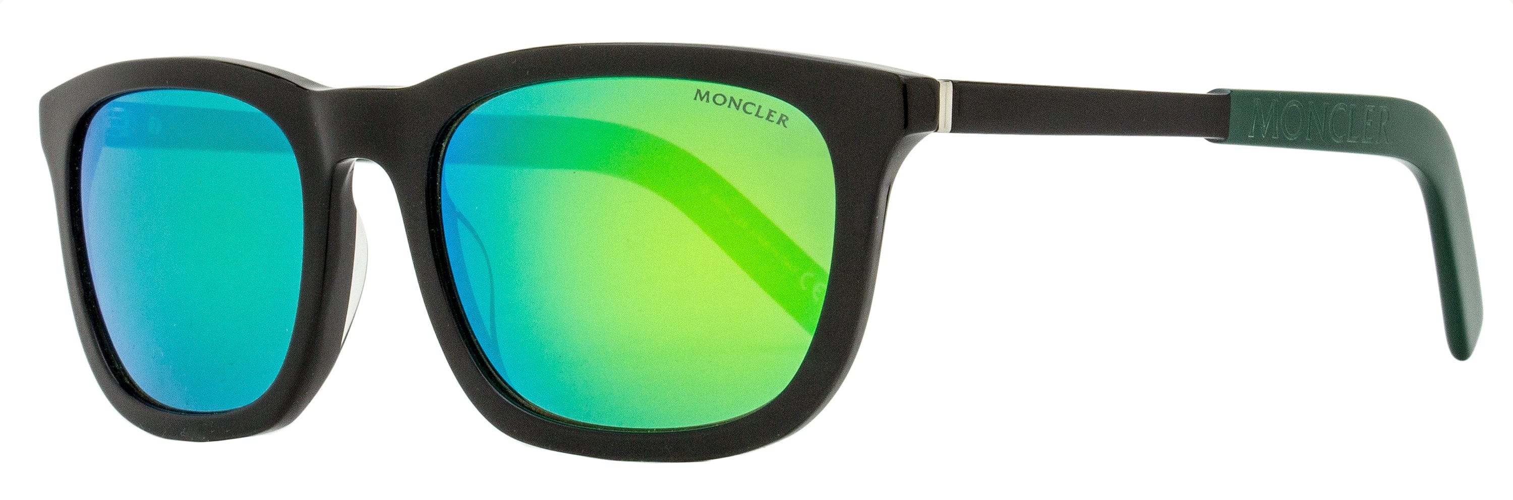 Moncler Kolligian Sunglasses ML0290 01Q Black/Green 57 mm